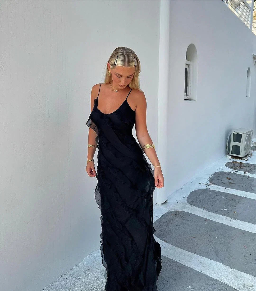 Lottie | Elegantes Maxikleid Red | FormaLuxe
