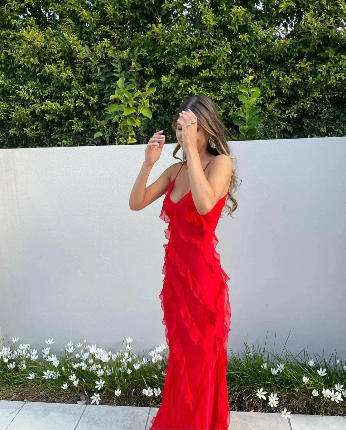 Lottie | Elegantes Maxikleid Red | FormaLuxe