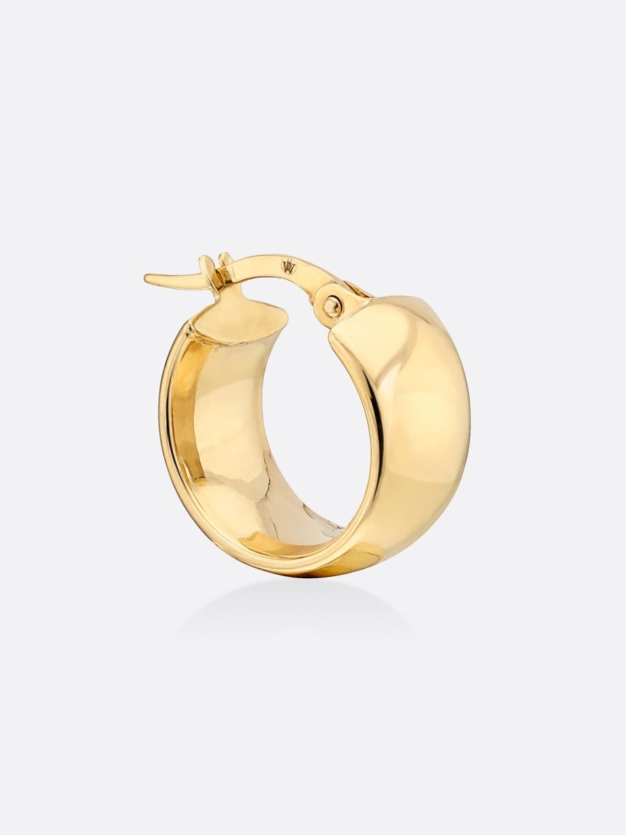 Icons Yellow Gold Mini Hoop Earrings – Fine Jewelry | FormaLuxe