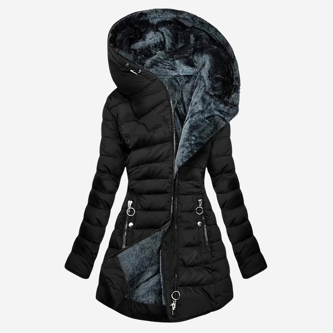 Alicia | Winter Coat (Timeless Bestseller) Black | FormaLuxe