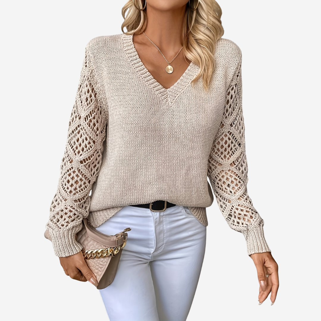 Nora | Sweater Beige | FormaLuxe