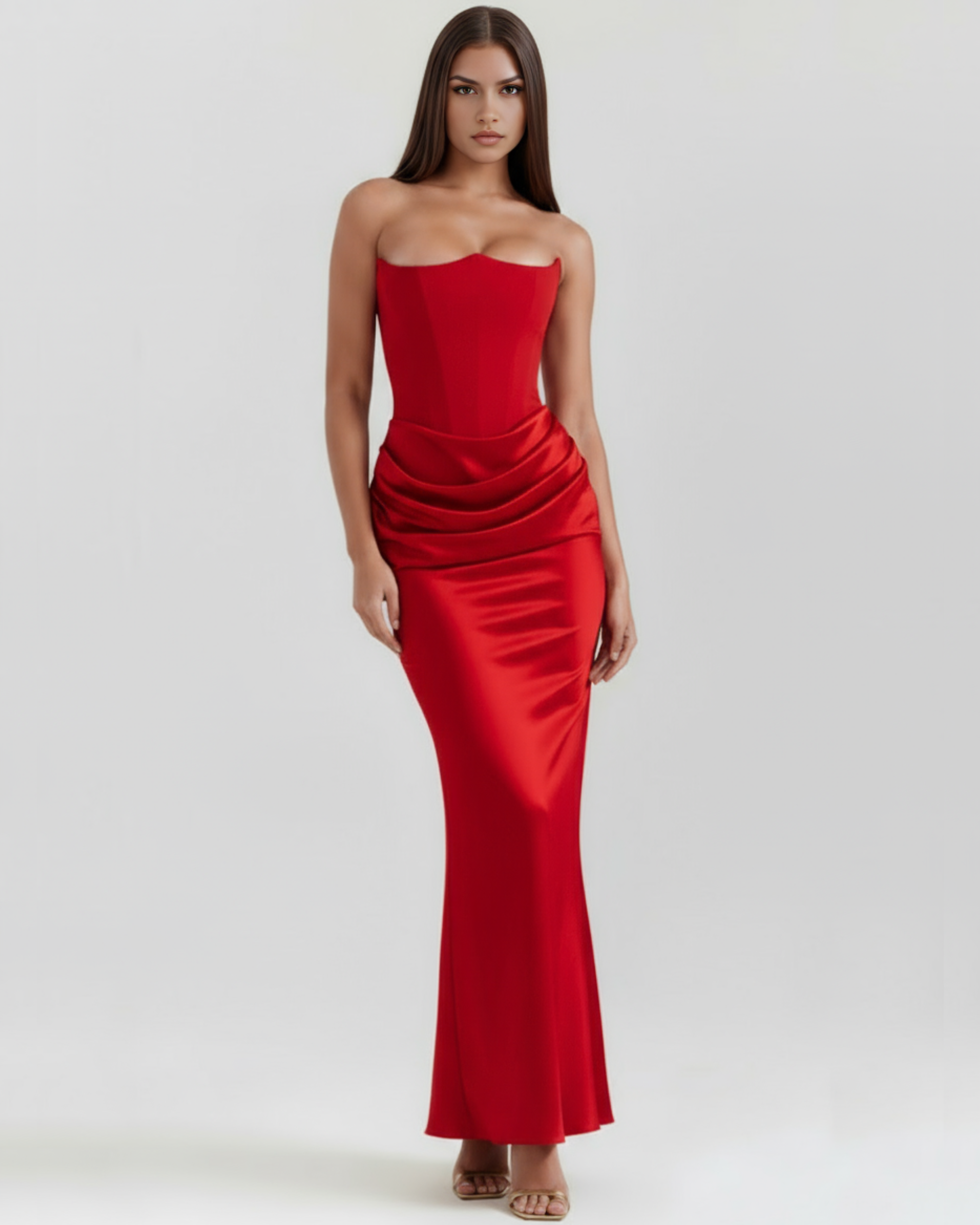 Rowsa Kleid Rot | FormaLuxe