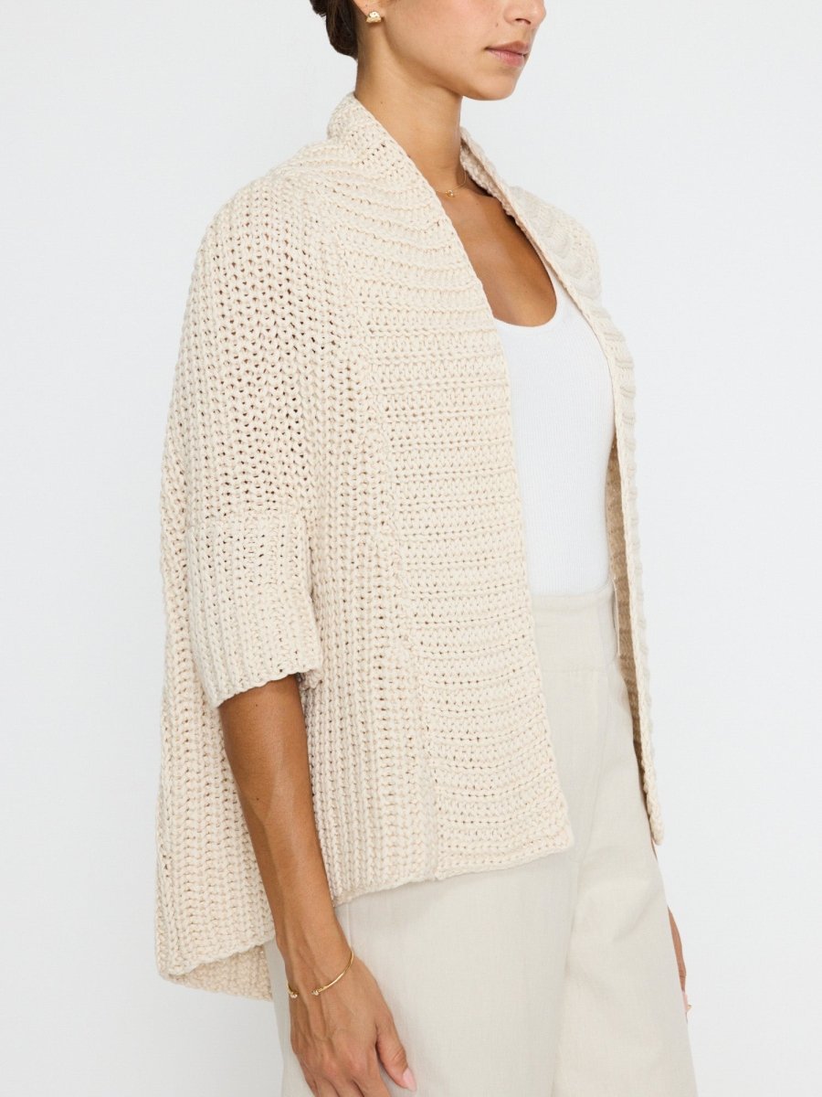 The Fida Handknit Shrug – Sweaters | FormaLuxe