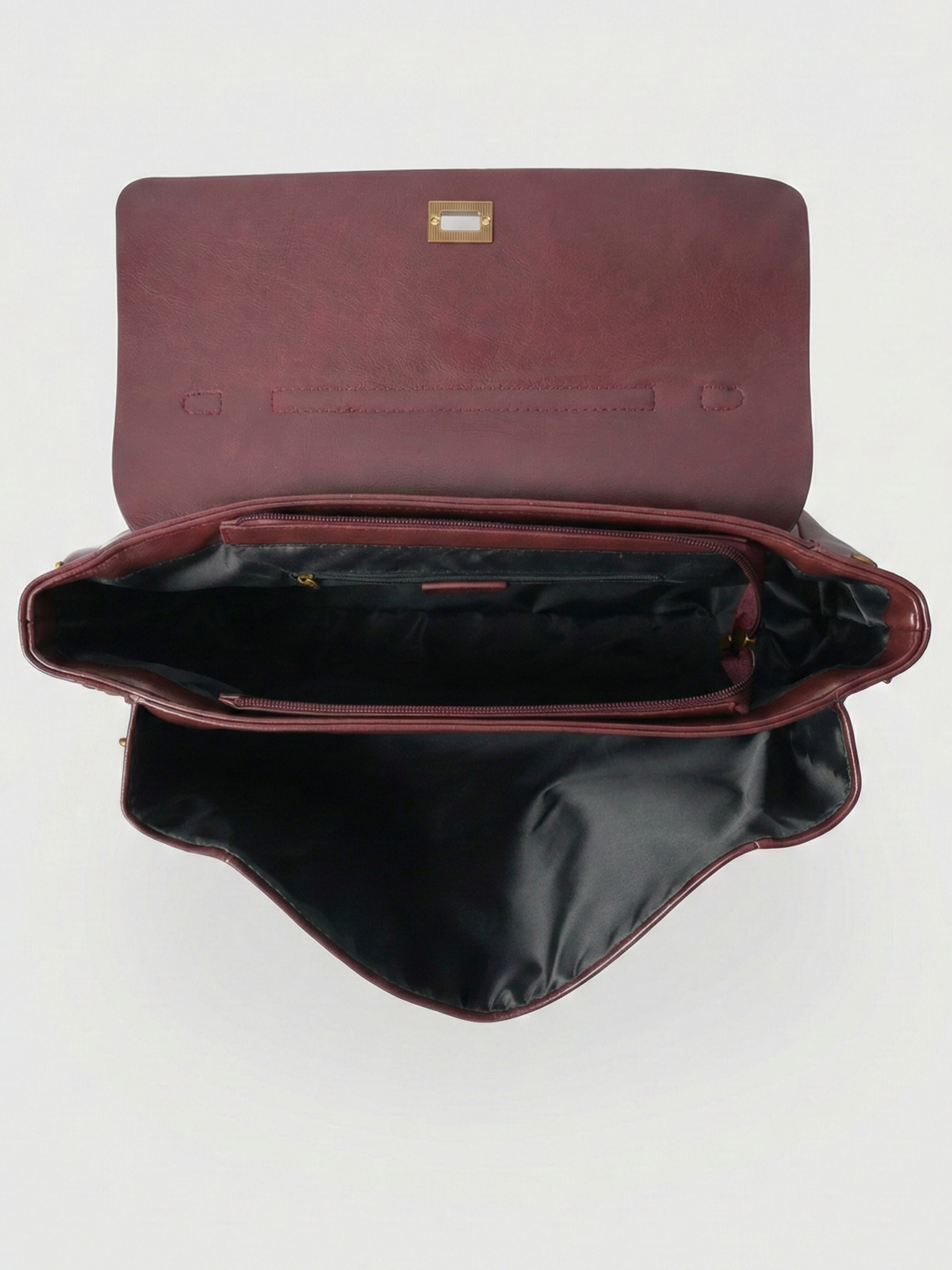 Cecil | Structured Shoulder Bag Dark Brown | FormaLuxe