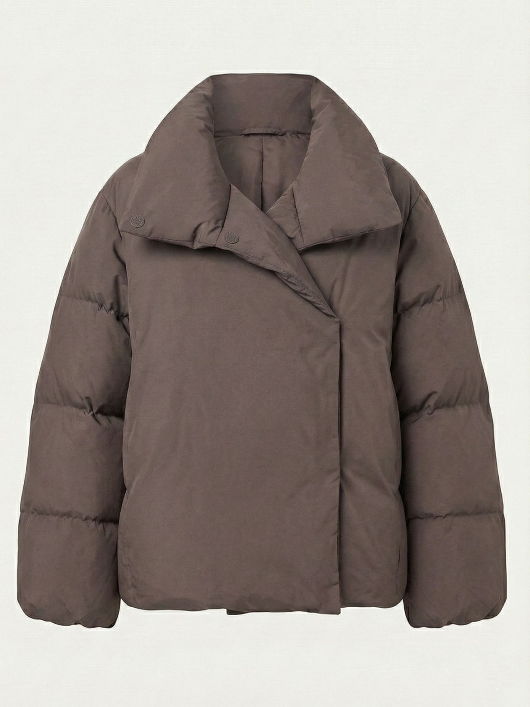 Maddison | Doudoune oversize à col montant Noir | FormaLuxe