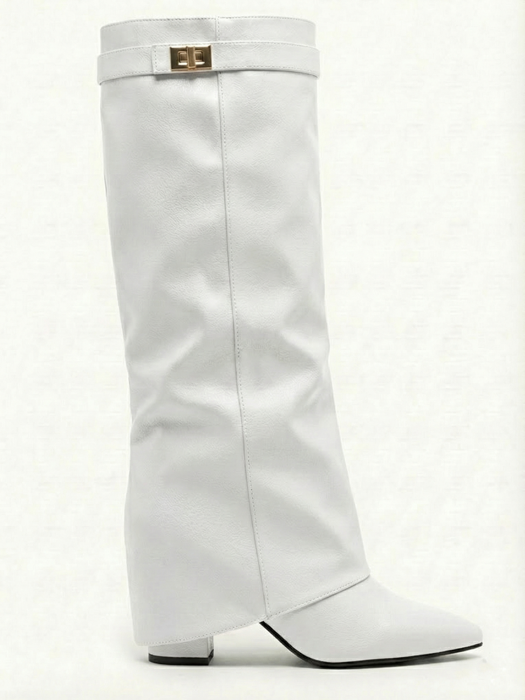 Leeds | Bottes hautes souples en similicuir Noir | FormaLuxe