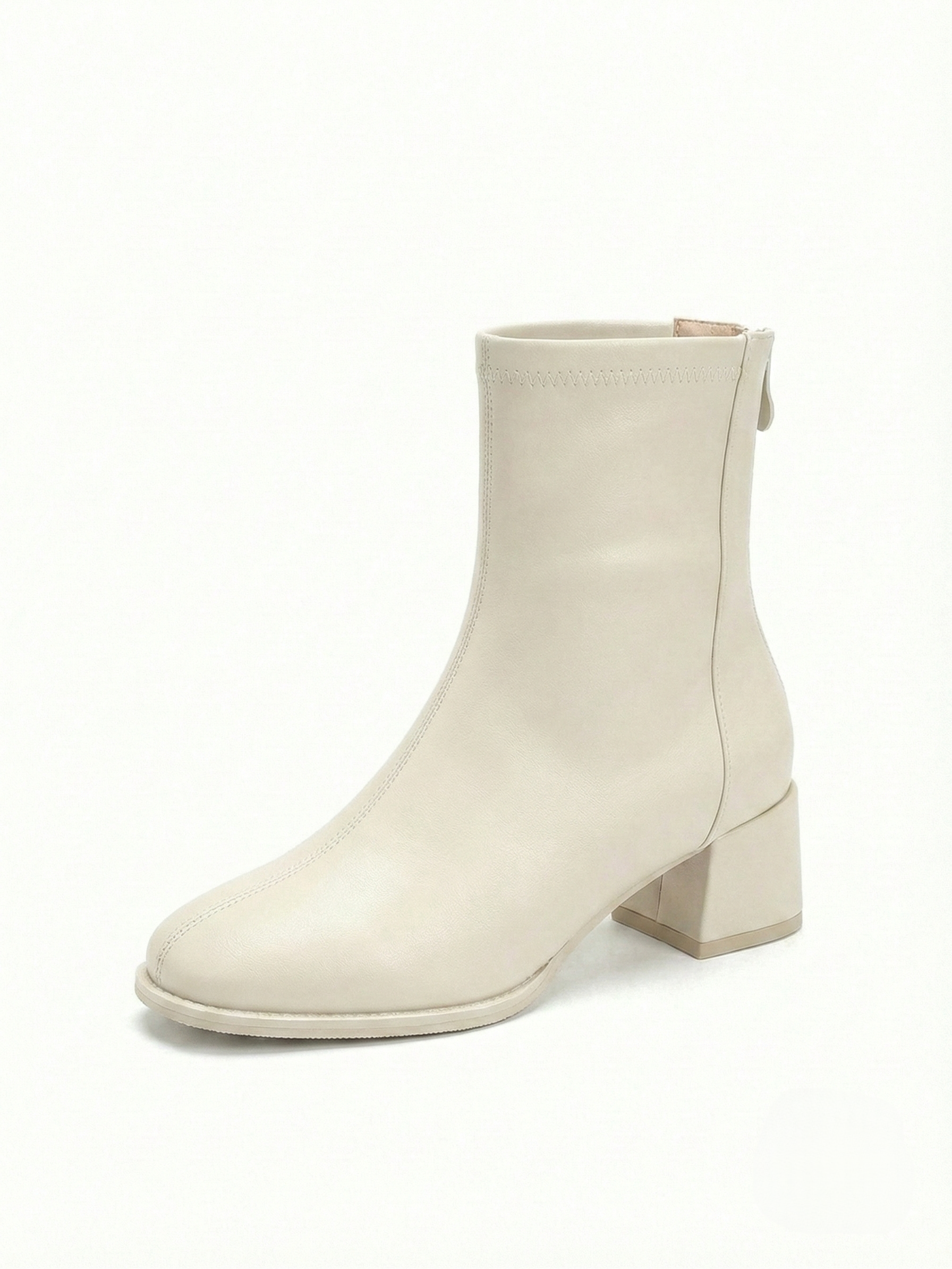 Chelsea | Bottines minimalistes à talon bloc Noir | FormaLuxe