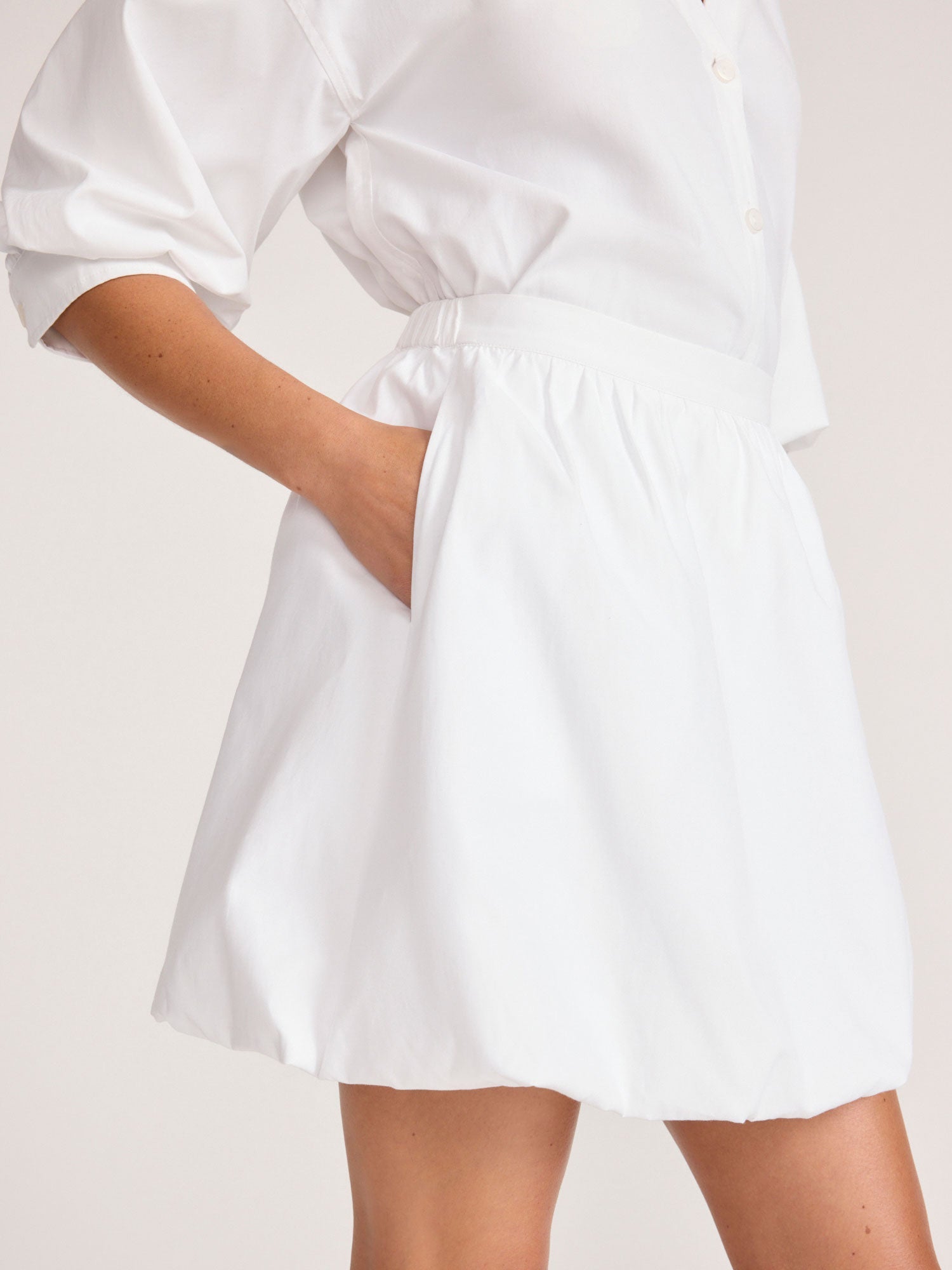 The Loti Bubble Mini Skirt – Bottoms | FormaLuxe