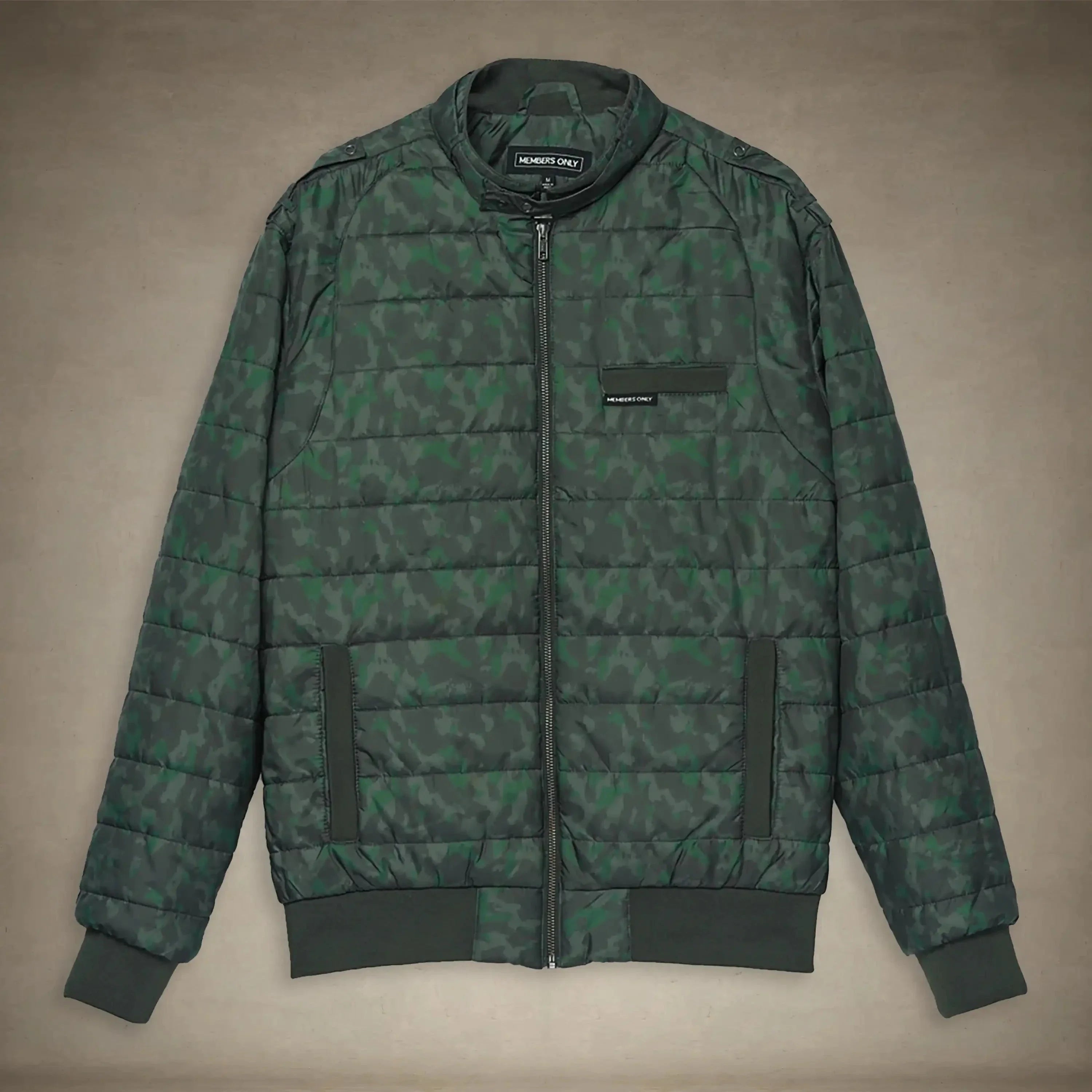 Women's SoHo Oversized Quilted Jacket Black Camo – Women's Iconic Jacket | FormaLuxe