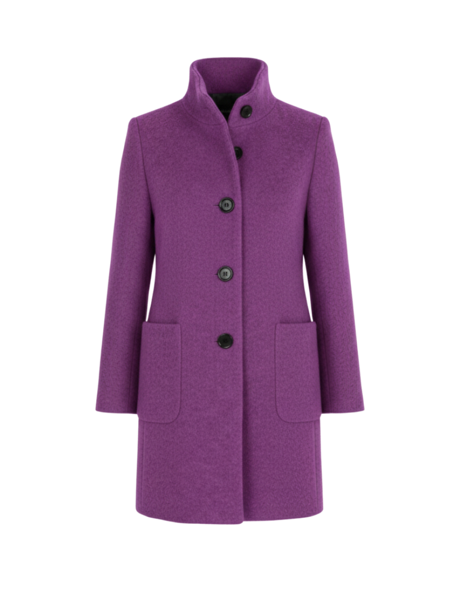 Harper Women’s Cold-Weather Blend Coat Blue (Almost sold out) | FormaLuxe
