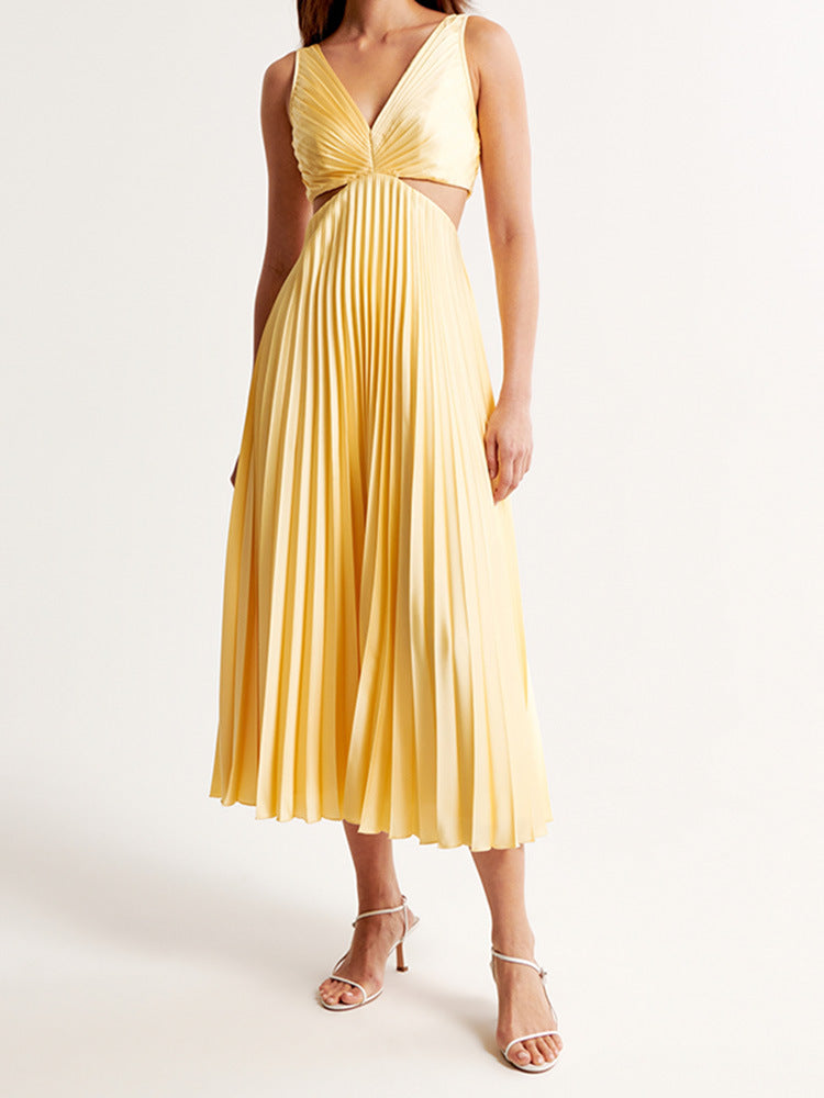 Zara | Verträumtes Maxikleid Gelb | FormaLuxe