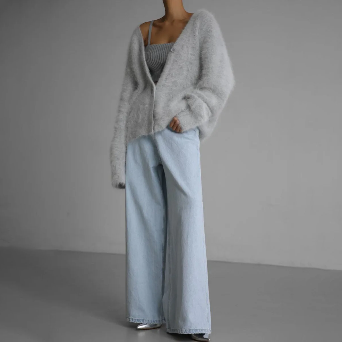 Lumia | Luxus Cardigan Beige – Default | FormaLuxe
