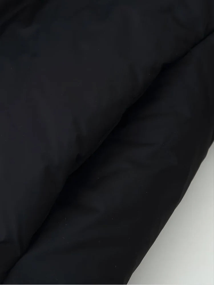 Maddison | Doudoune oversize à col montant Noir | FormaLuxe