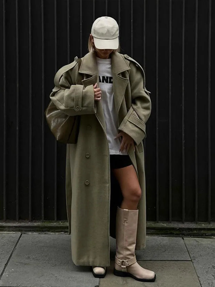 Anita - Tijdloze Oversized Trenchcoat | FormaLuxe