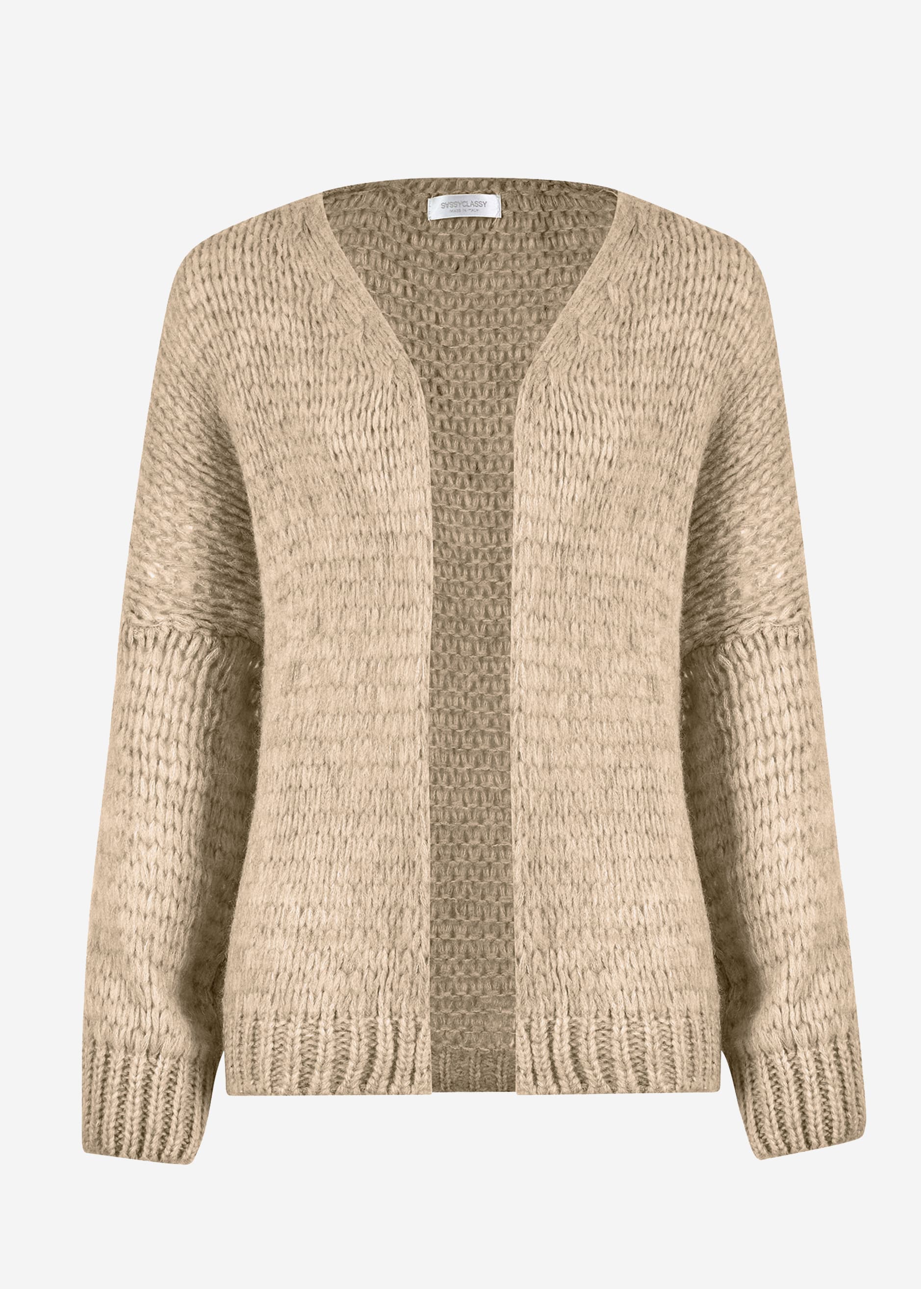 Oversize Cardigan - beige – Bekleidung > Cardigans | FormaLuxe