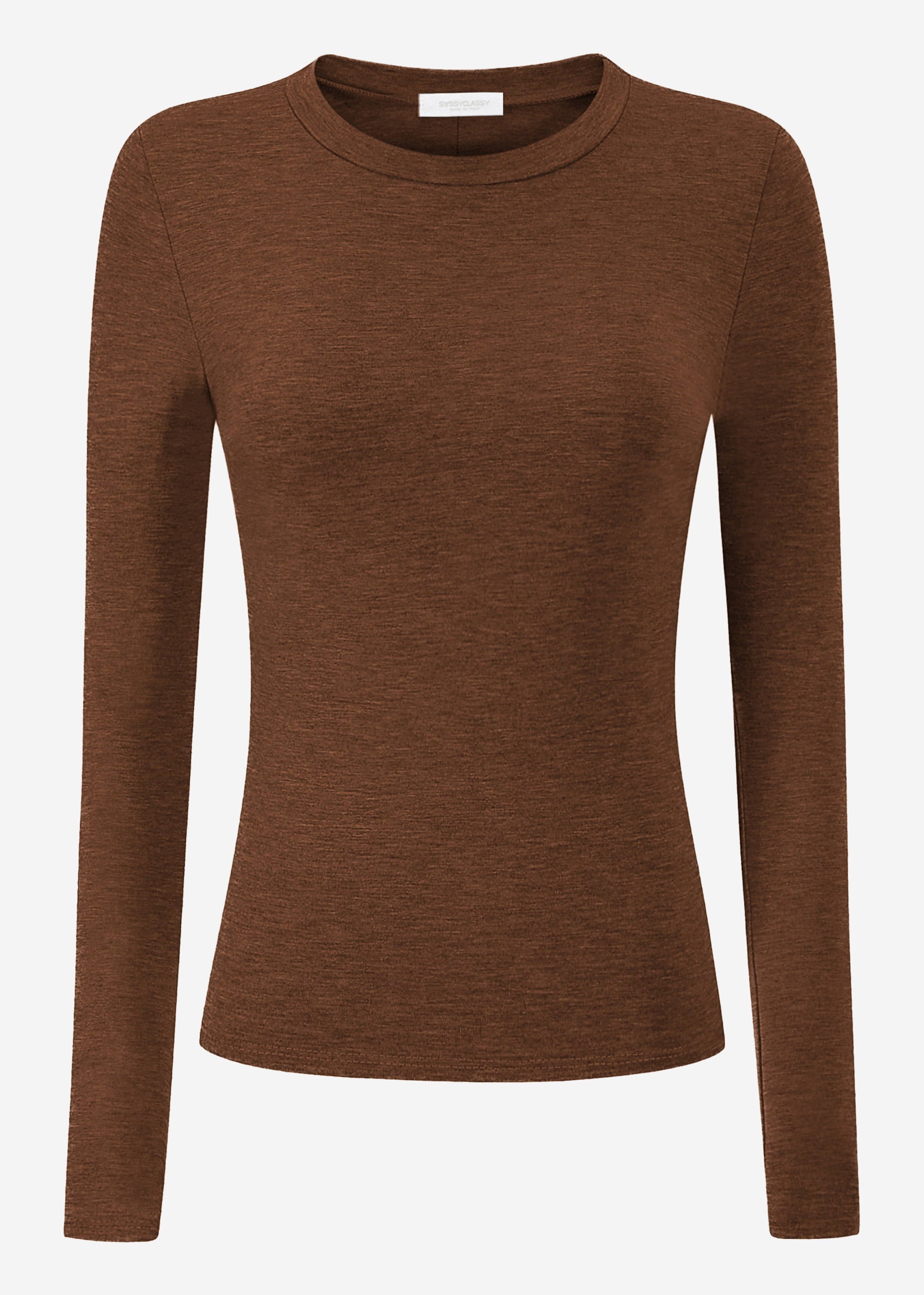 Langarmshirt - braun – Bekleidung > Langarmshirts | FormaLuxe