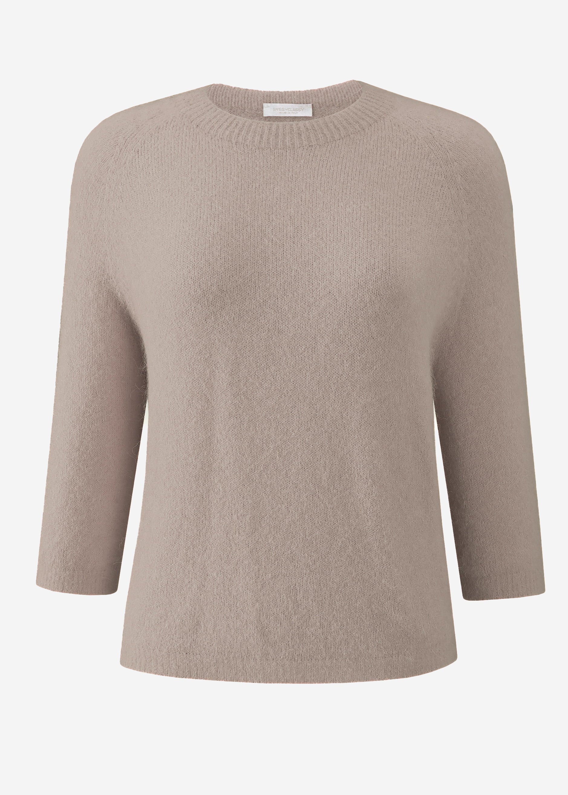 Strickoberteil - taupe – Bekleidung > Pullover | FormaLuxe