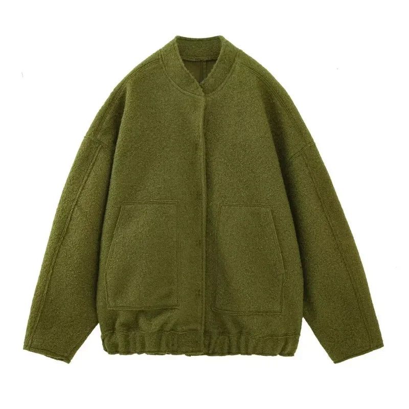 Stievie - Oversized Bomberjack met Streetstyle Flair – Cosy Fall Vibes | FormaLuxe