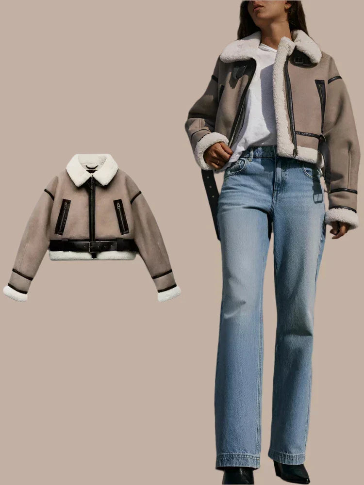 Chloé | Modische Jacke Khaki | FormaLuxe