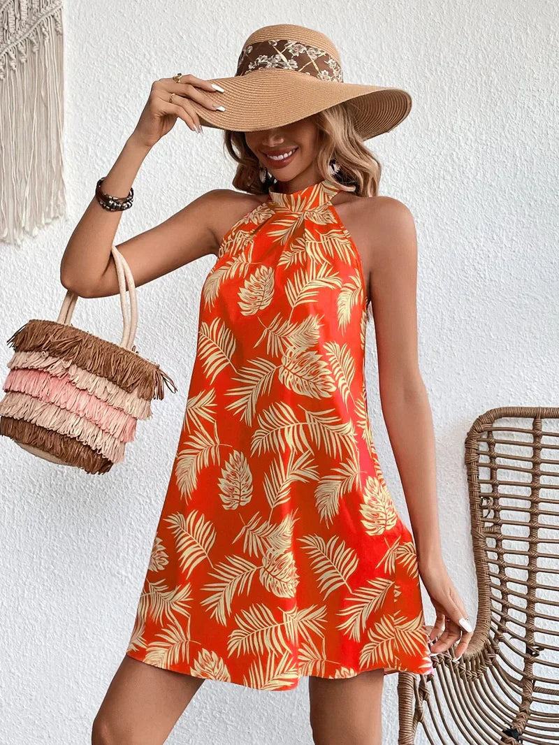 Elegantes Tropenkleid für stilvolle Sommertage | FormaLuxe
