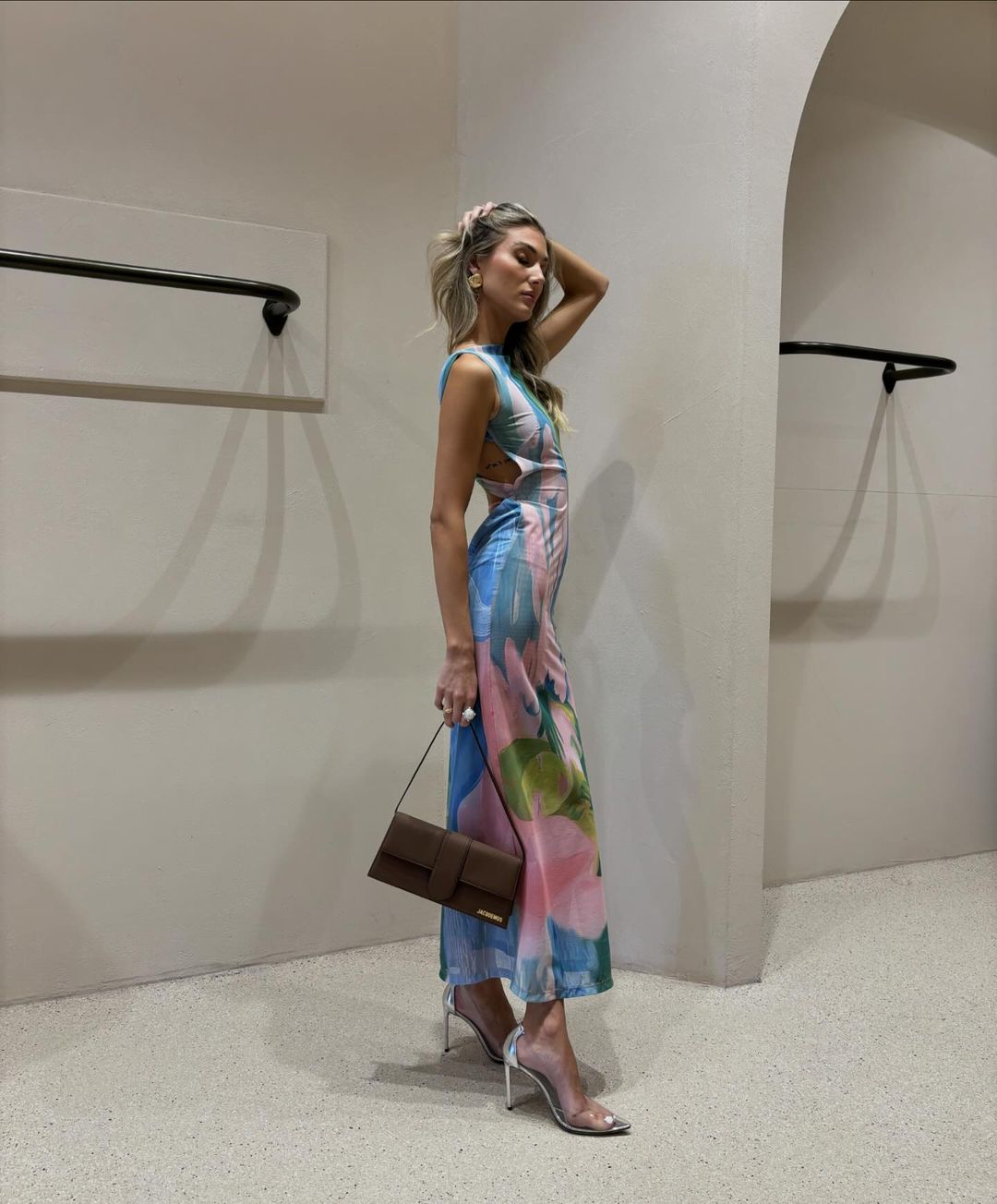 Nola | Pastellfarbenes Maxikleid Mehrfarbig | FormaLuxe