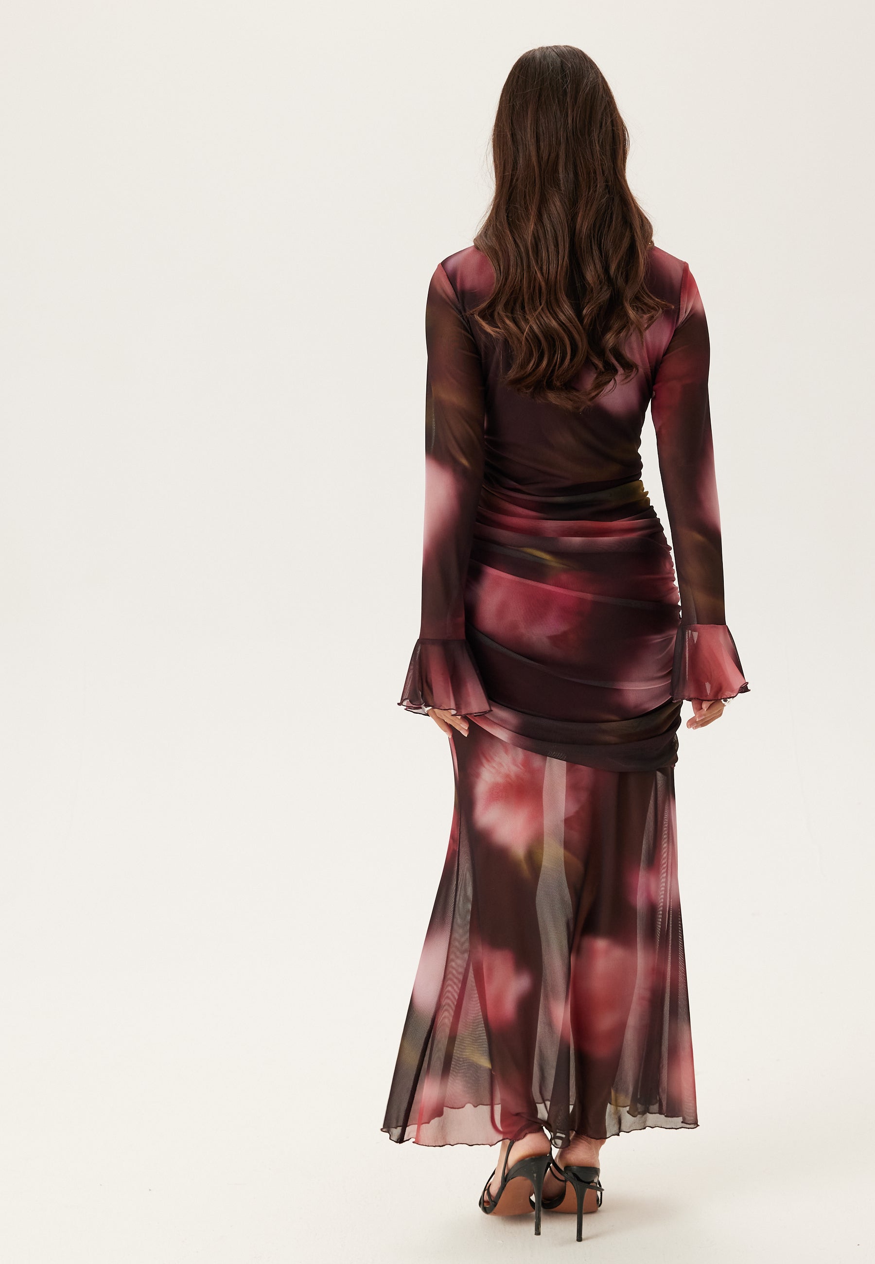 Gerafftes Netzkleid – Clothes | FormaLuxe