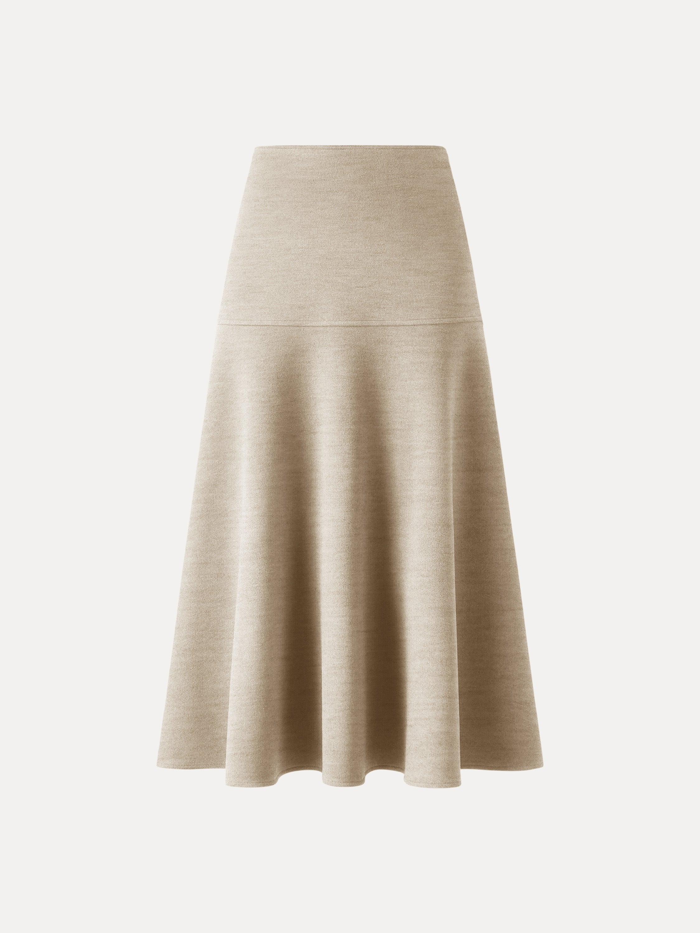 Jupe maxi évasée façon cachemire Ruby – Femmes > Bas > Jupes | FormaLuxe