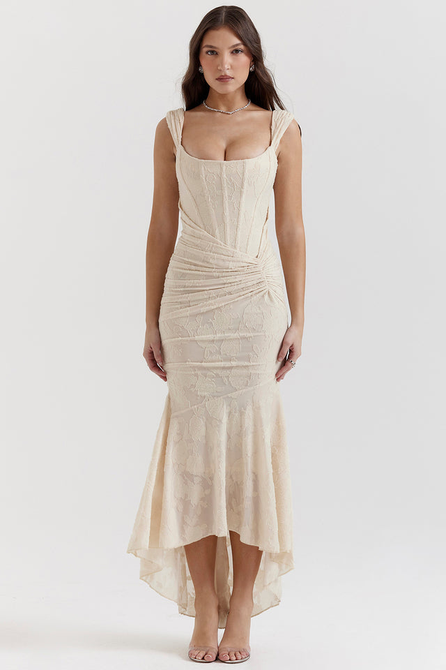 Sienna | Elegantes Kleid mit Taillierung Pink | FormaLuxe
