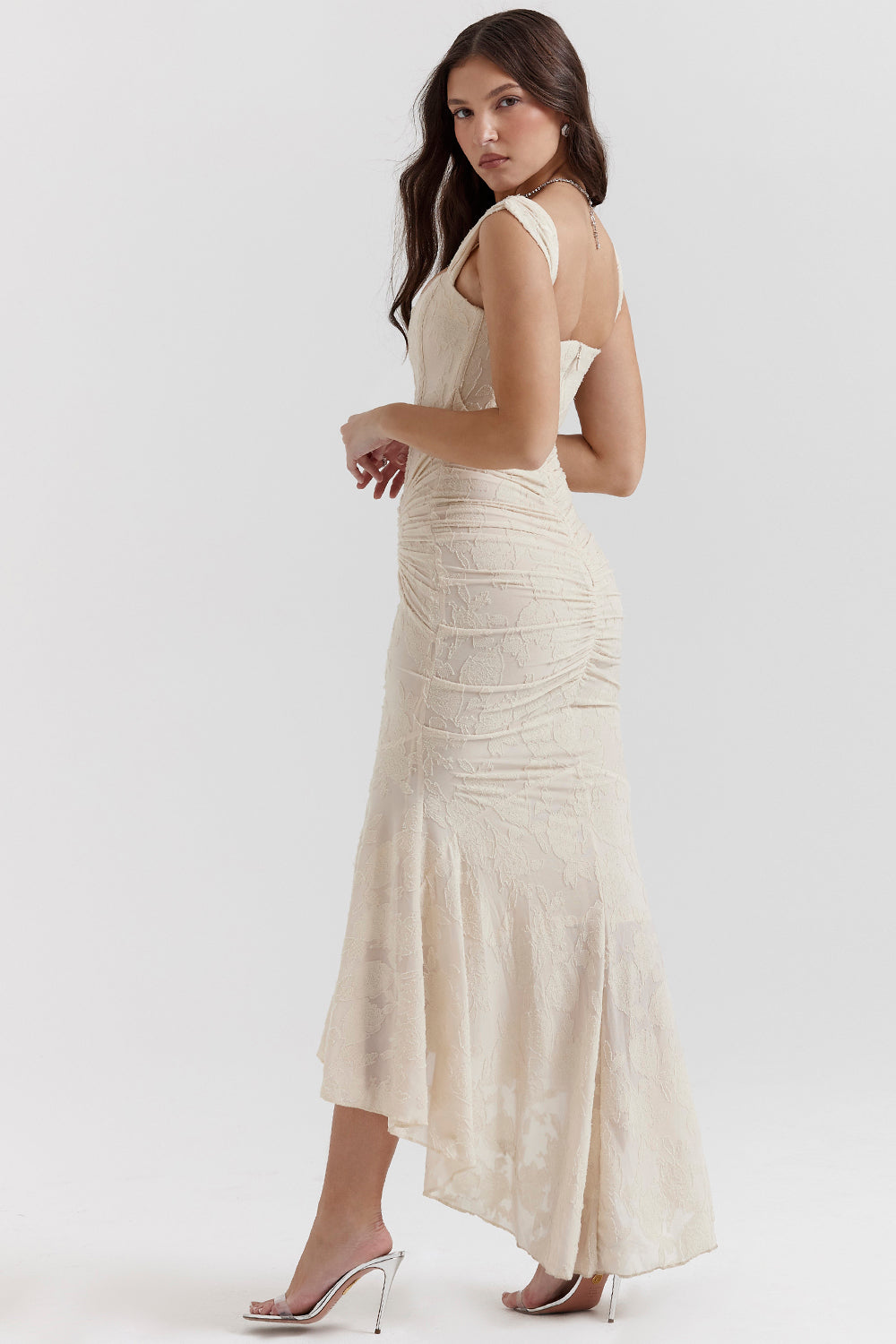 Sienna | Elegantes Kleid mit Taillierung Pink | FormaLuxe