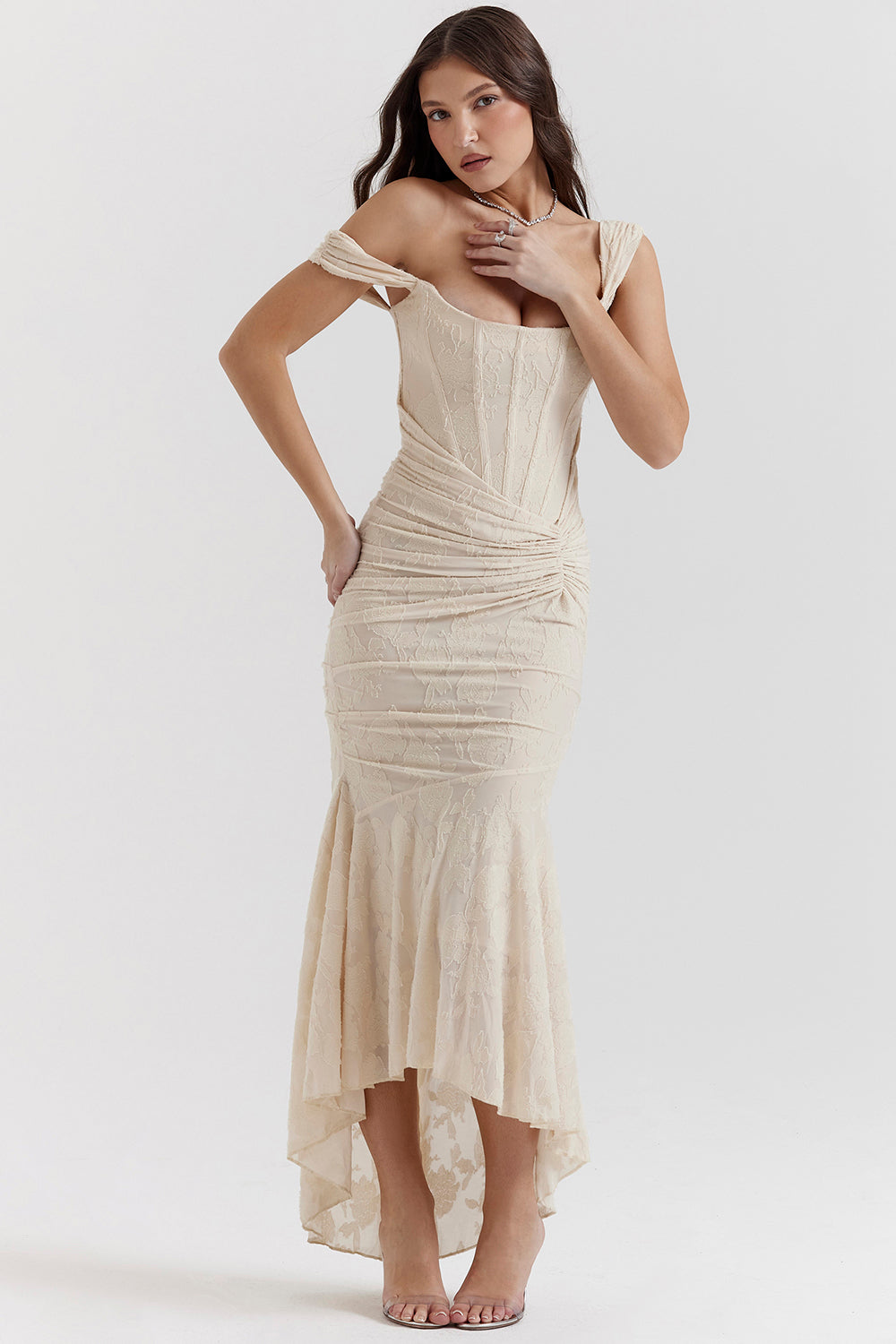 Sienna | Elegantes Kleid mit Taillierung Pink | FormaLuxe