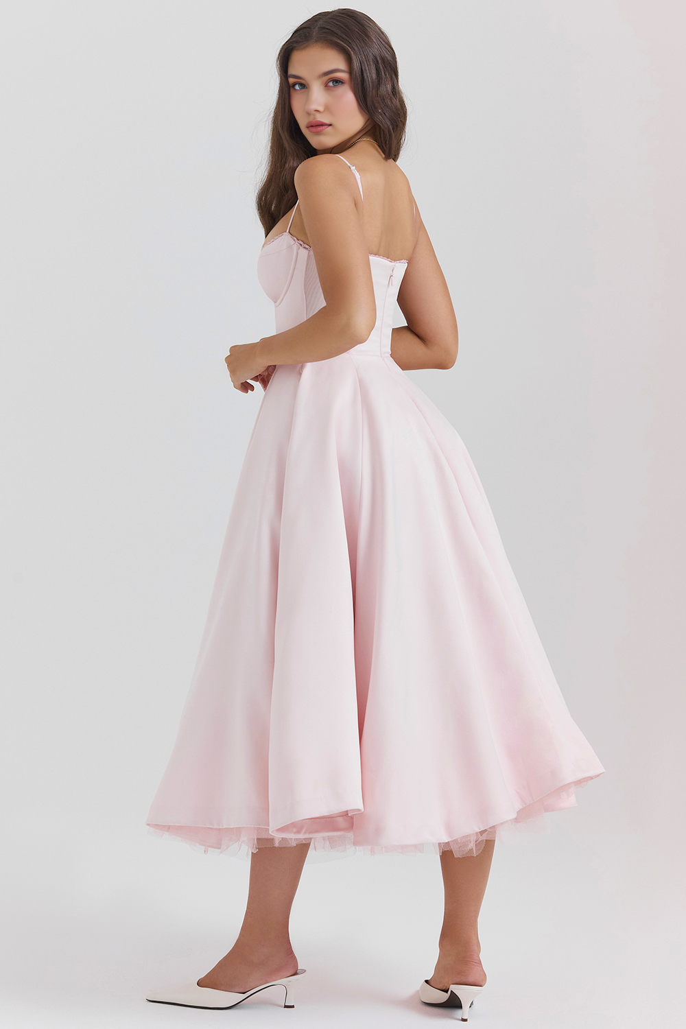 Cloe Midikleid – Rosa
