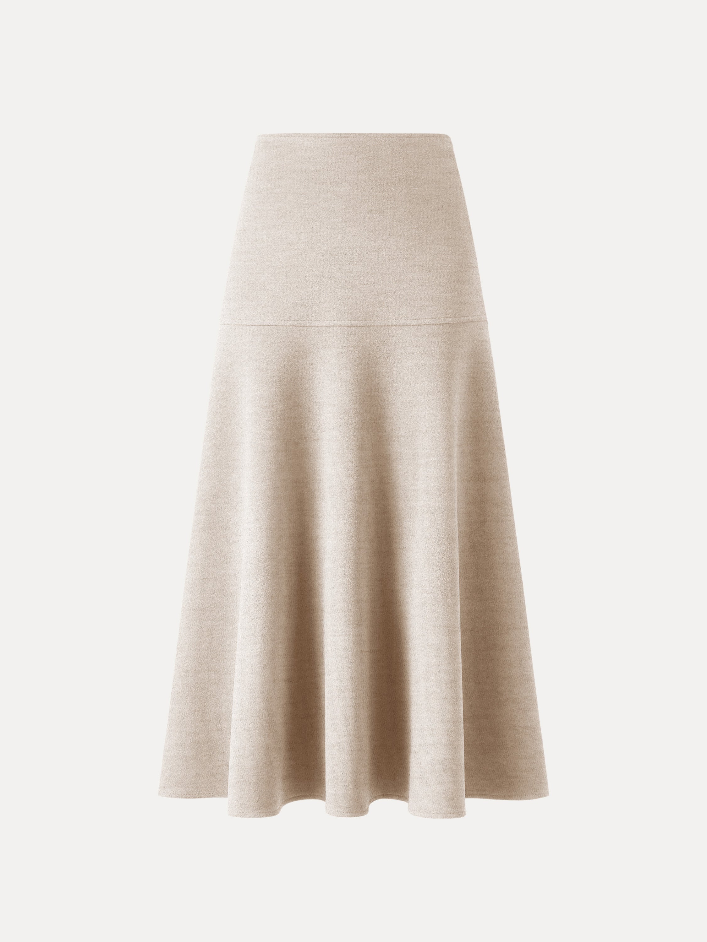 Jupe maxi évasée façon cachemire Ruby – Femmes > Bas > Jupes | FormaLuxe