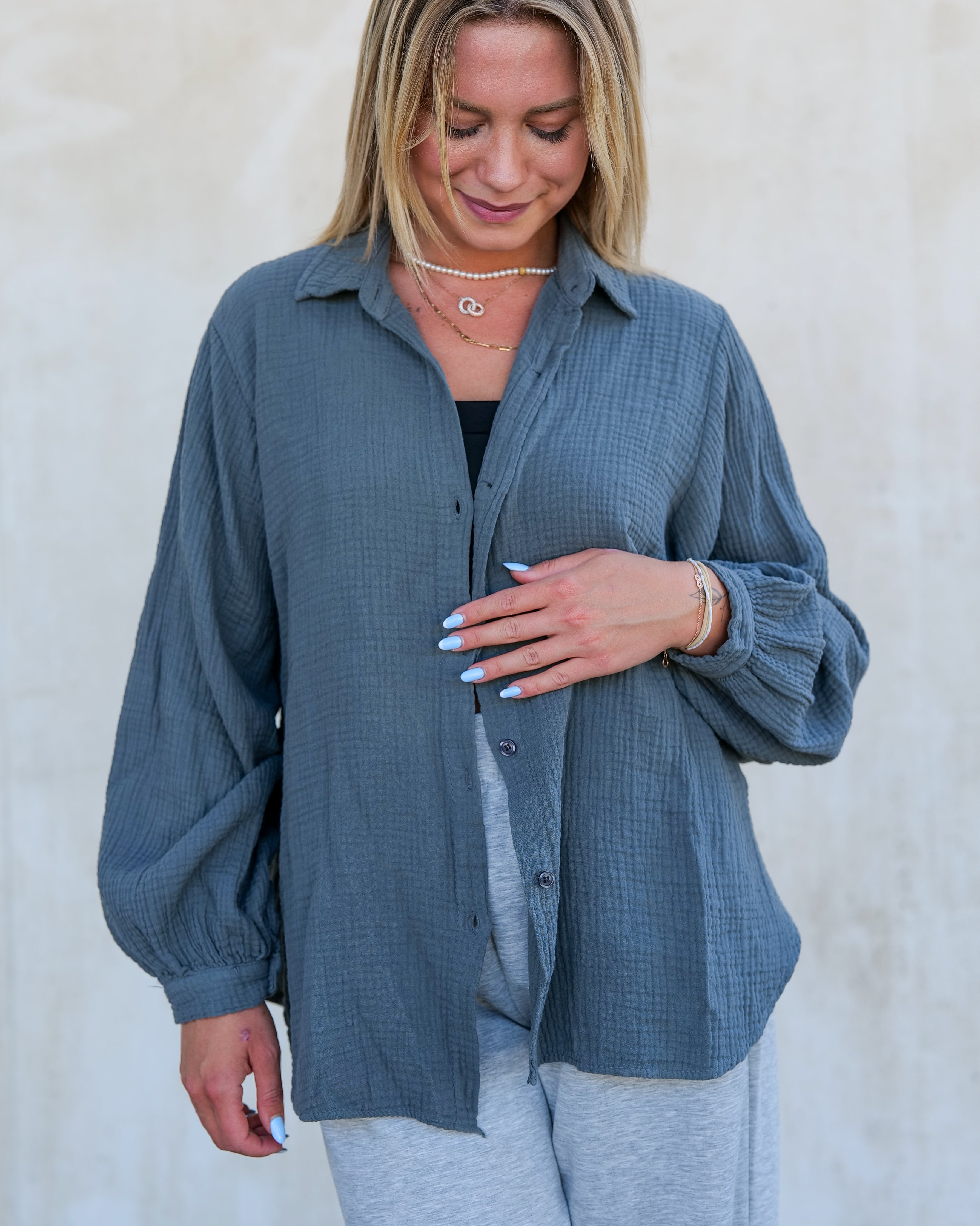 Musselin Bluse | Stella Weiß Rot – Oberteil | FormaLuxe