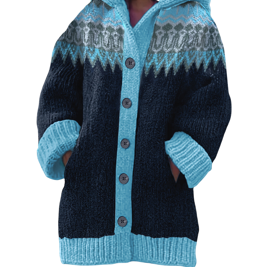 Hilda | Winter Sweater Blue | FormaLuxe