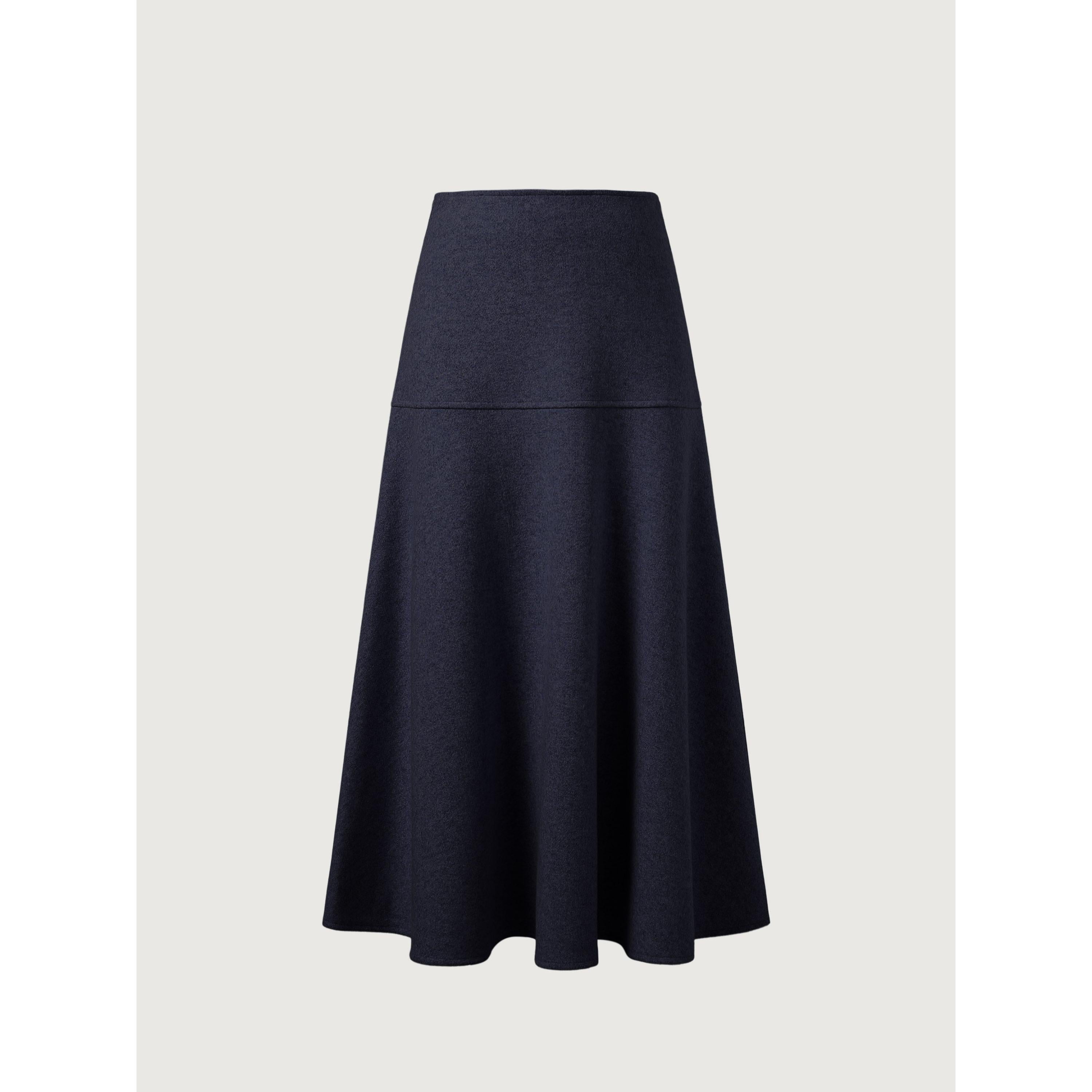 Jupe maxi évasée façon cachemire Ruby – Femmes > Bas > Jupes | FormaLuxe