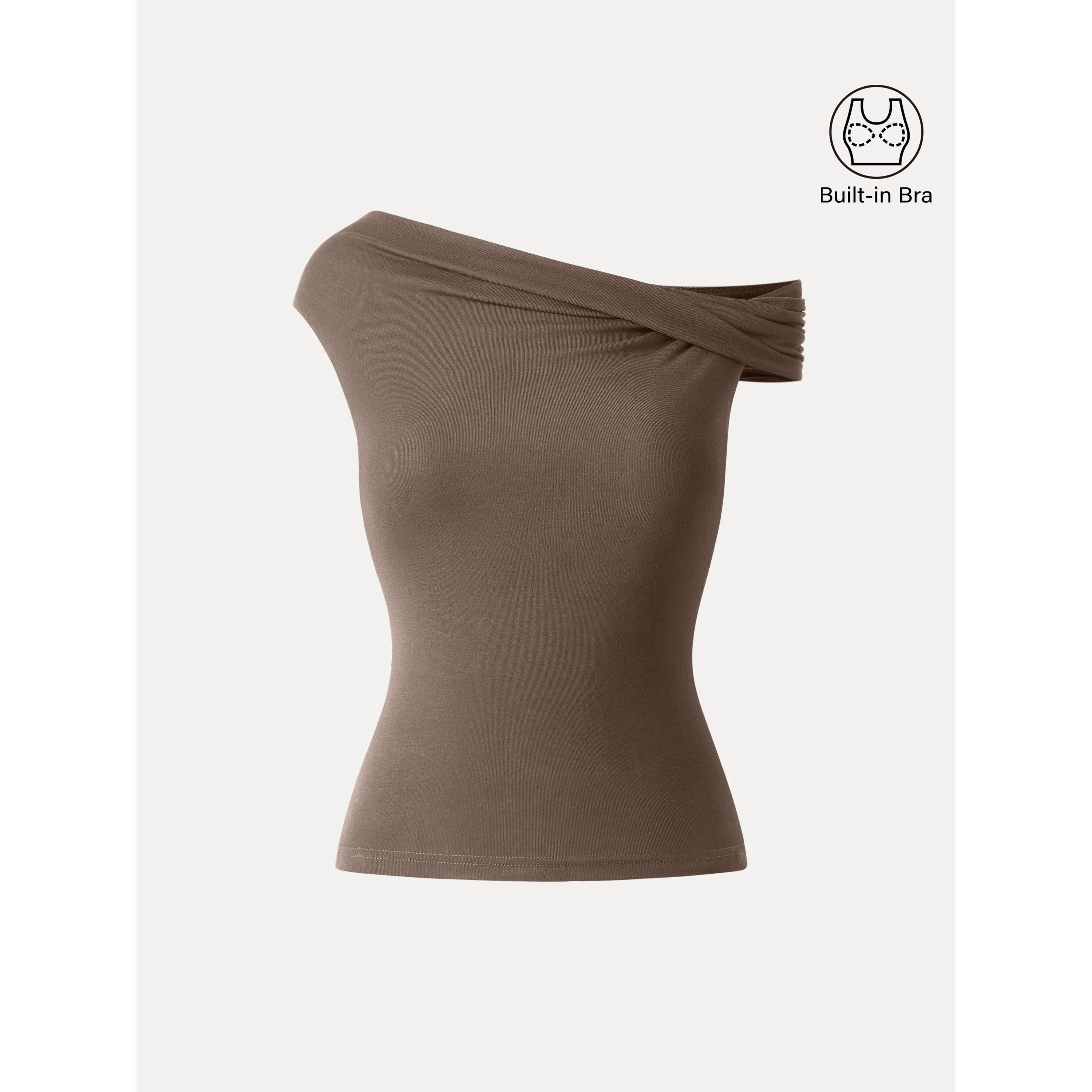 Multi-wear Versatile Necklines Brami Top Midnight Navy – Women > Tops > Bra Tops | FormaLuxe