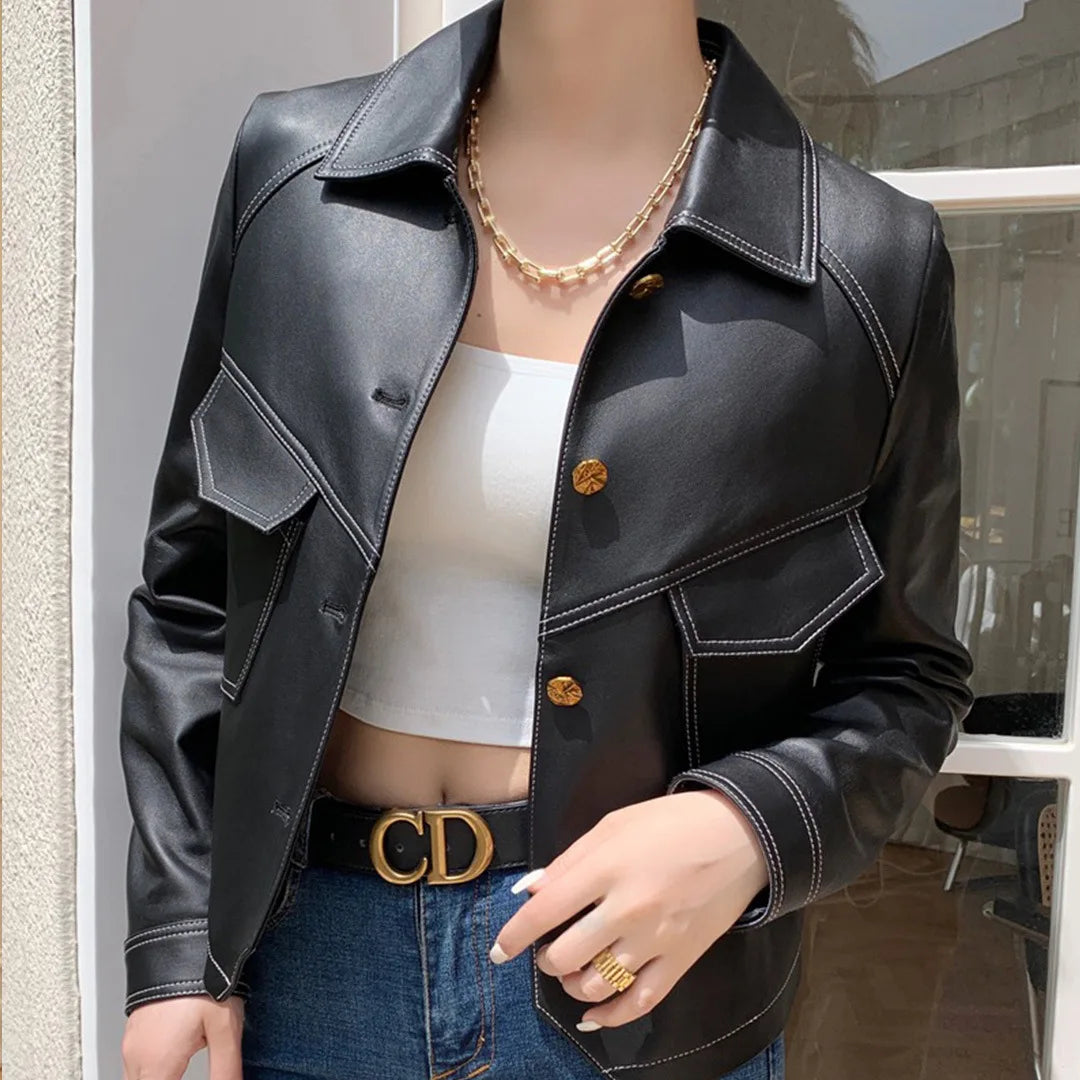 Camille | Eleganter Frühlingsmantel Braun (Fast ausverkauft) – Jacket | FormaLuxe