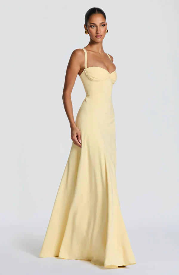 Langes Kleid IRIE Gelb | FormaLuxe