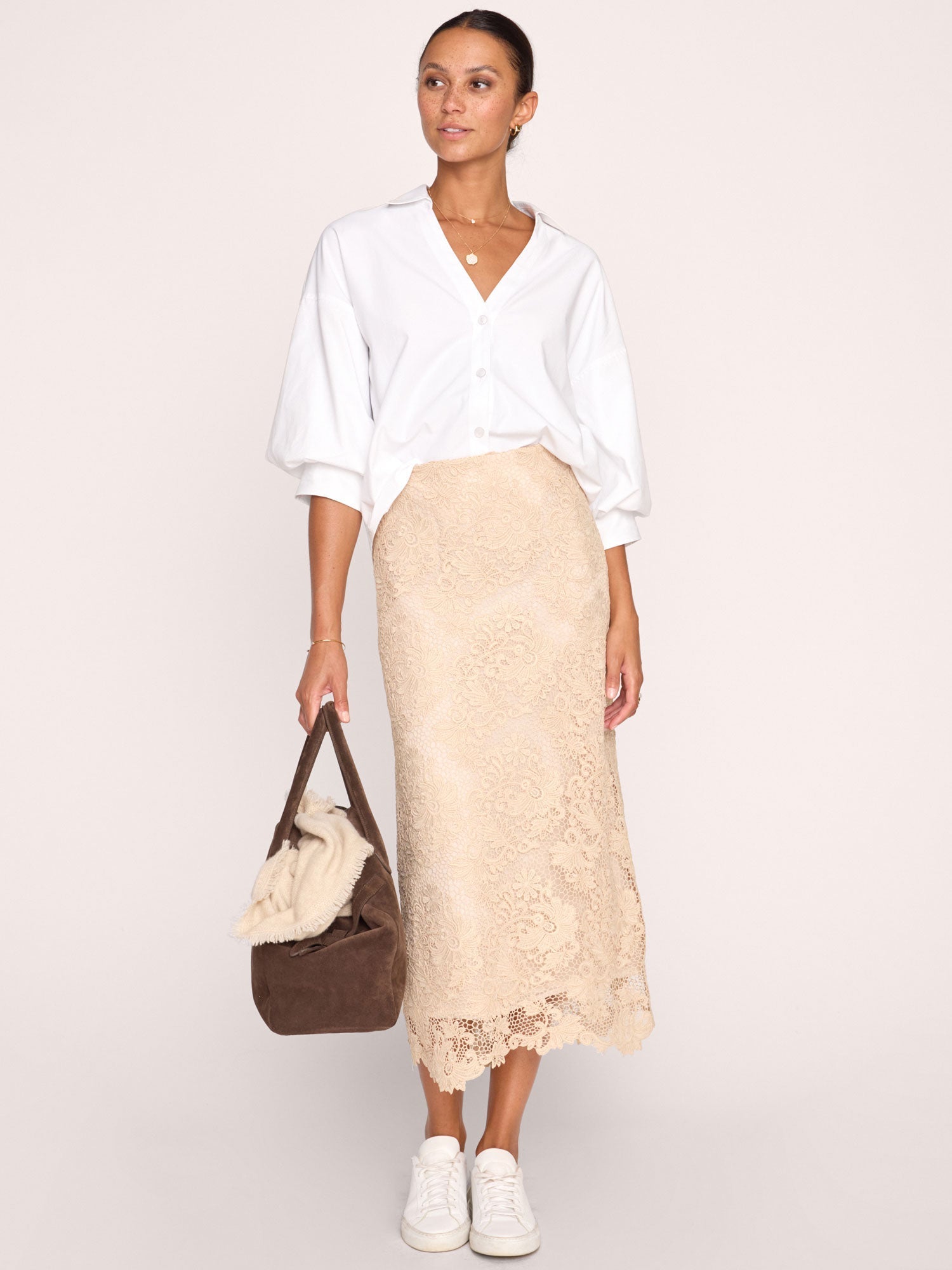 The Mara Lace Skirt – Bottoms | FormaLuxe