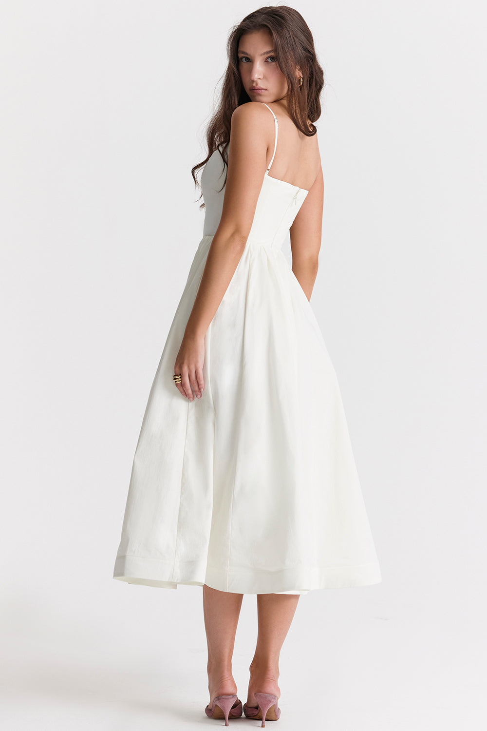 Maria | Elegantes Midikleid Blau | FormaLuxe