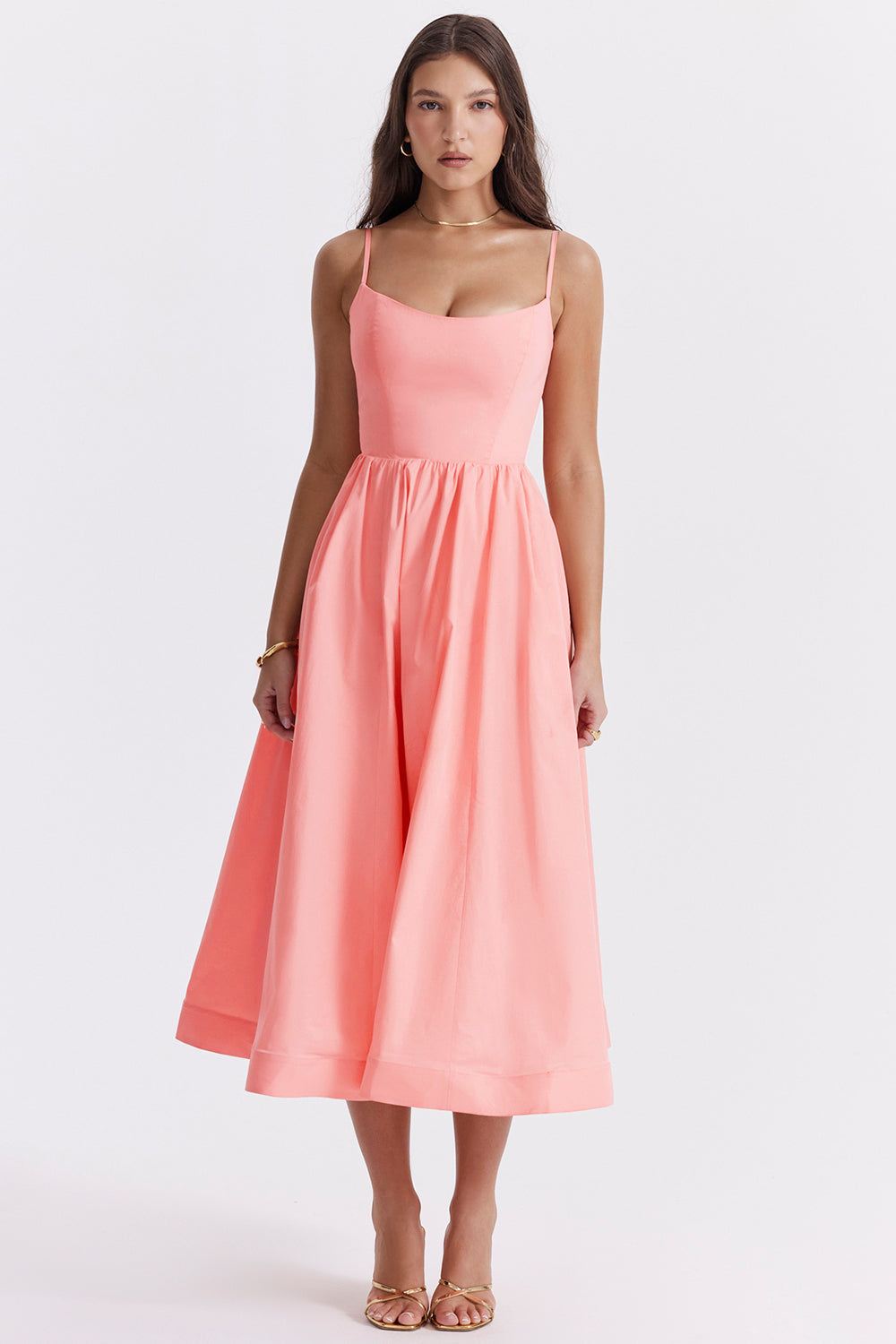 Maria | Elegantes Midikleid Blau | FormaLuxe