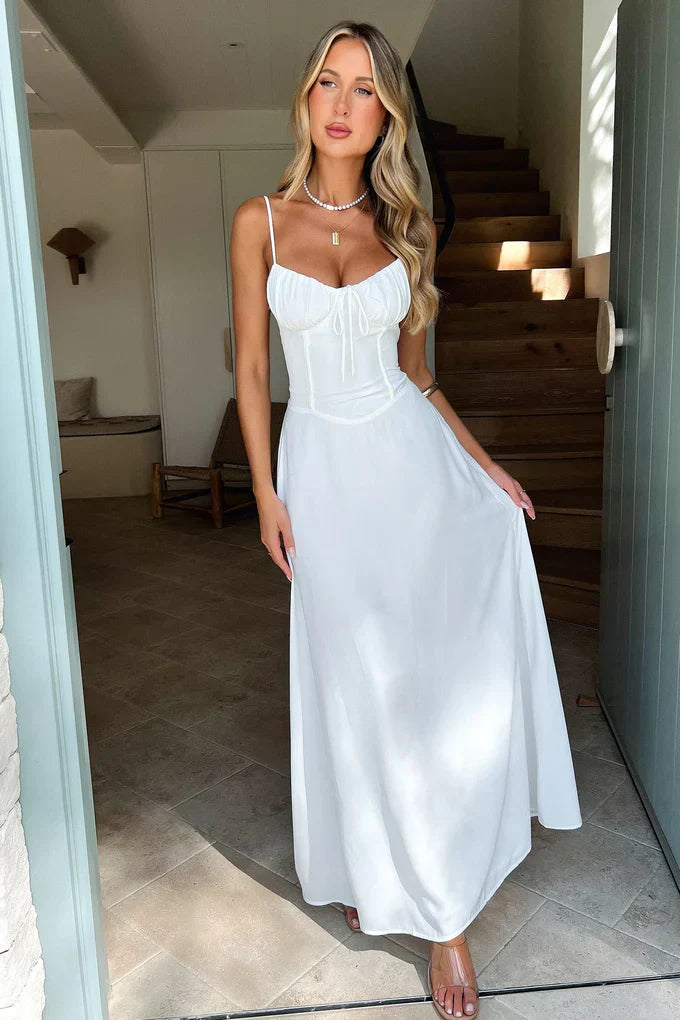 Alina | Elegantes Maxikleid Yellow | FormaLuxe