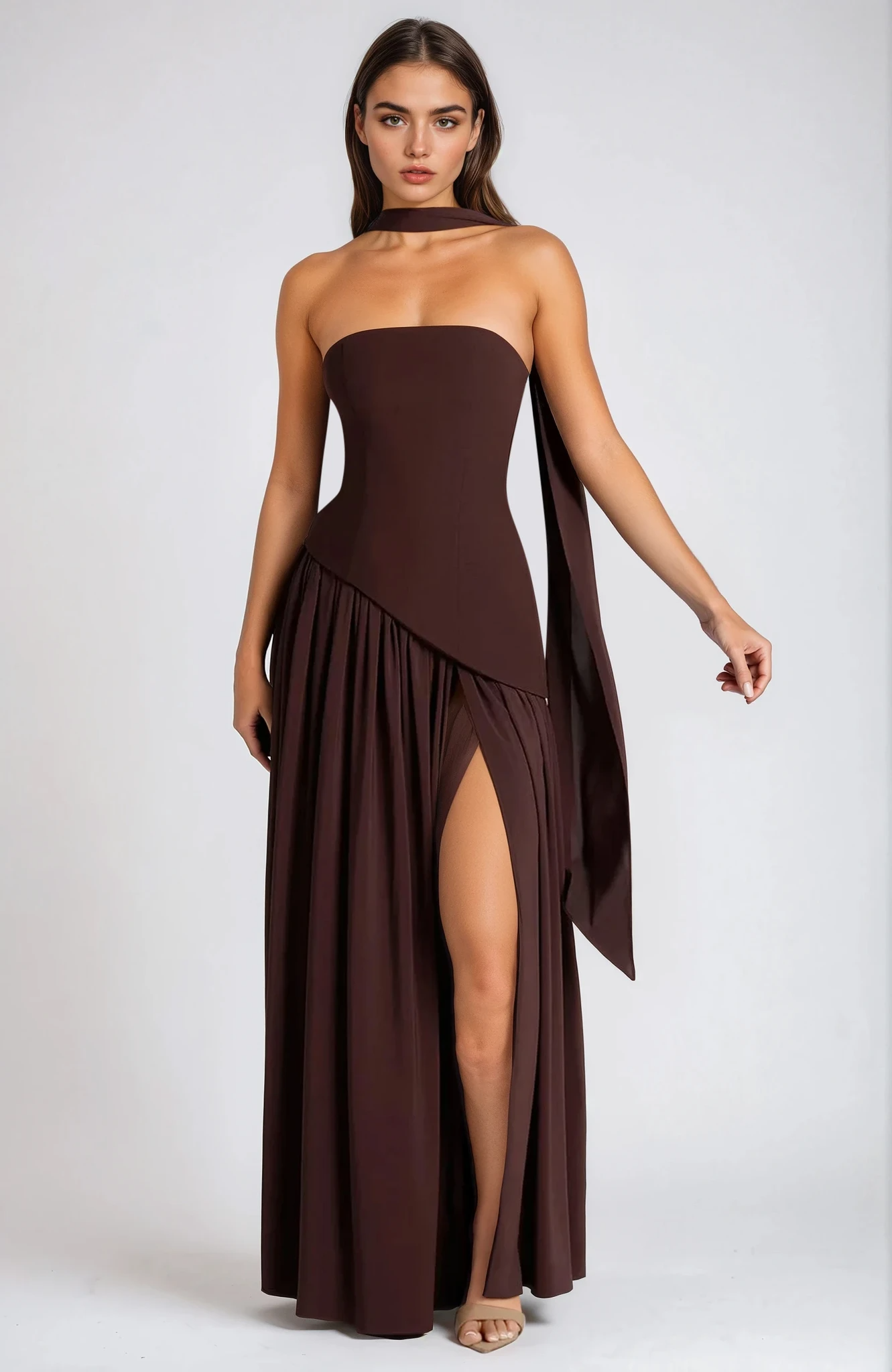 Deau Maxikleid Gelb – Dress | FormaLuxe