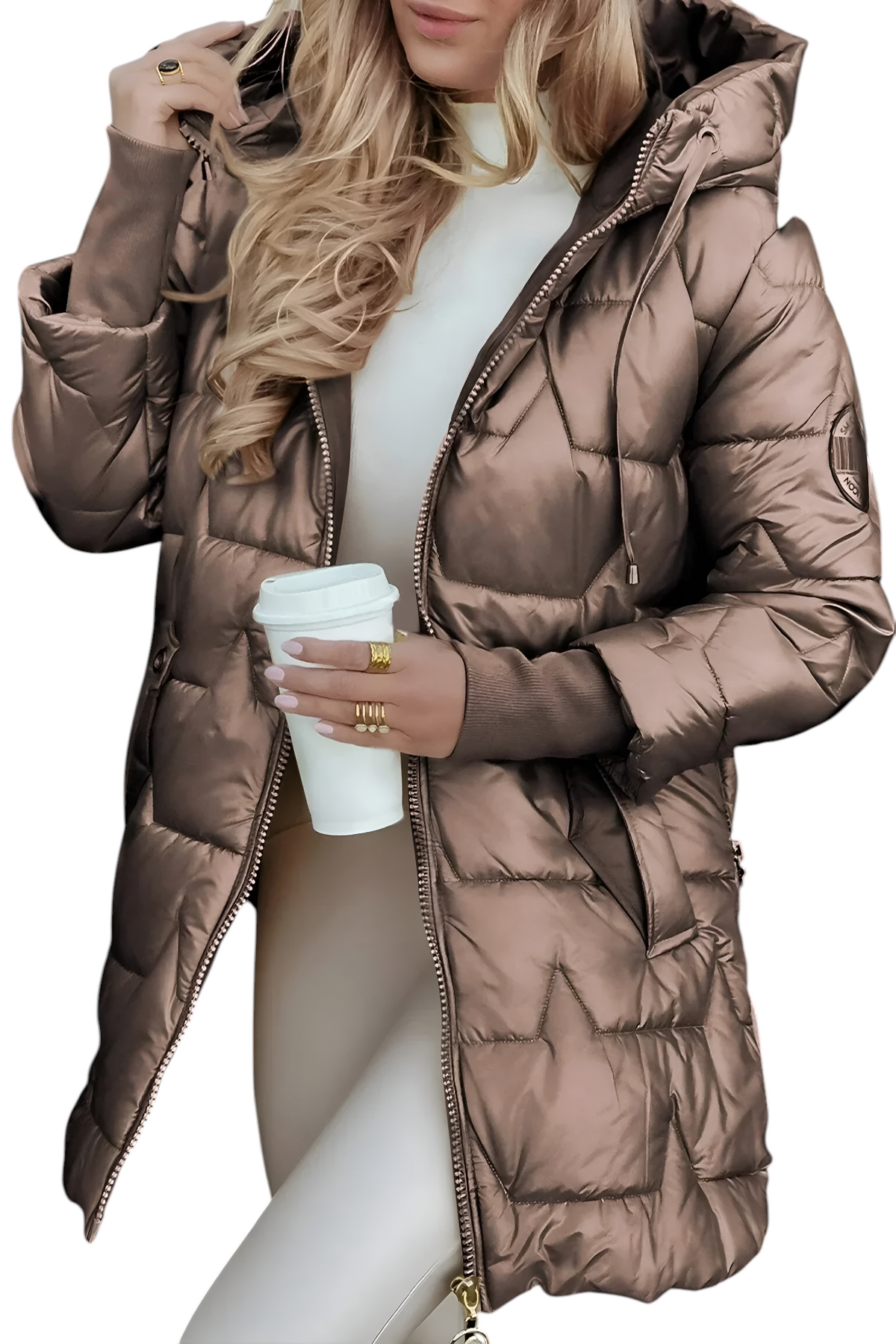 Moni | Winterjacke Beige | FormaLuxe