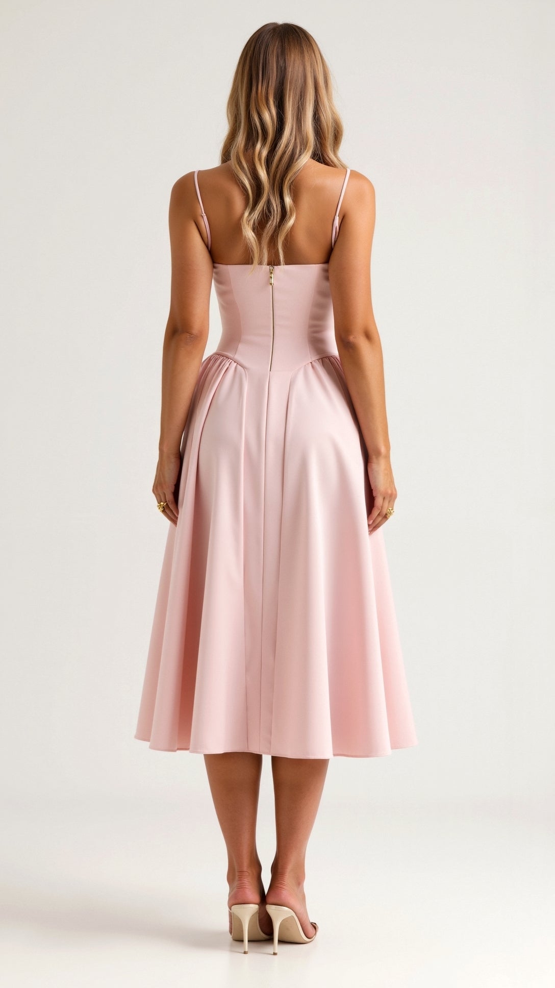 Odette | Corset Midi Dress Green – Midi Dresses | FormaLuxe