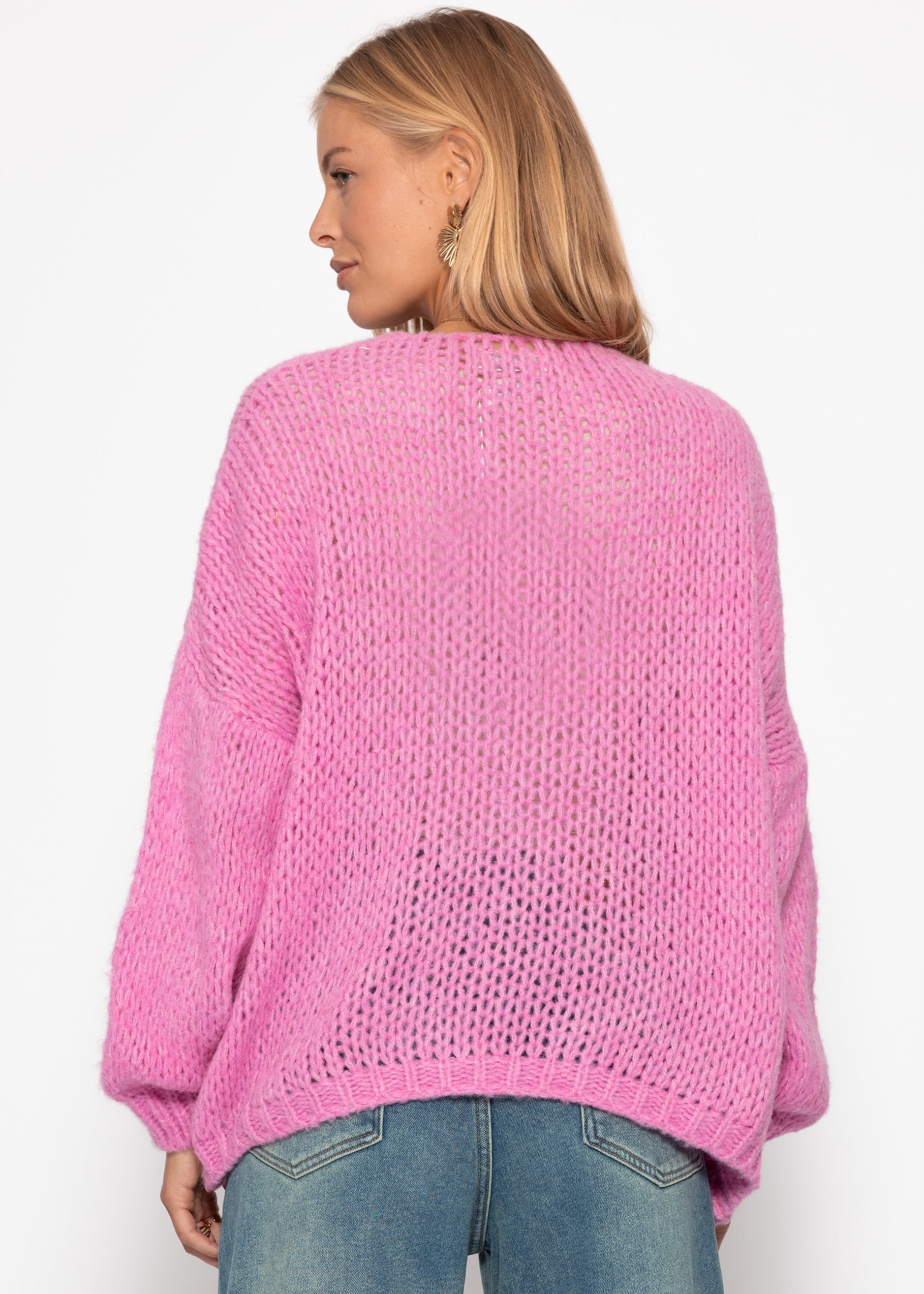 Oversize Cardigan, pink – Bekleidung > Cardigans | FormaLuxe