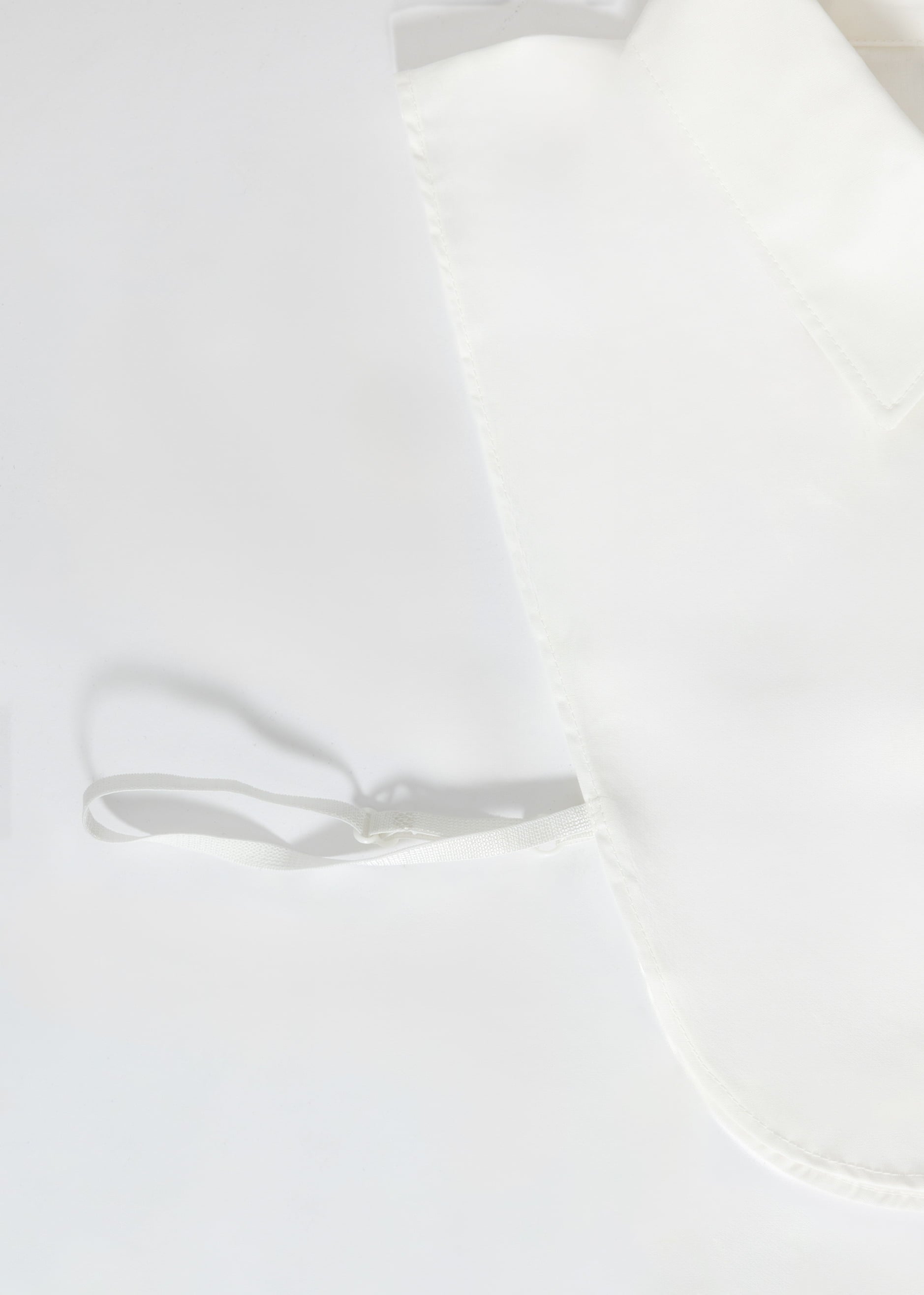 Bluseneinsatz - weiß – Bekleidung > Blusen | FormaLuxe