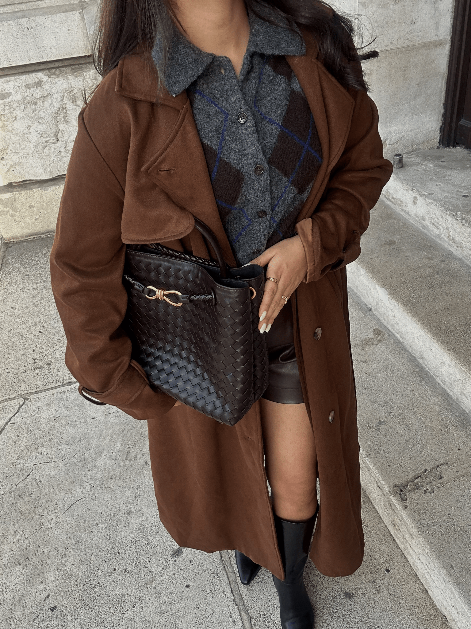 Lucia Woven Bag Black – Handbags | FormaLuxe