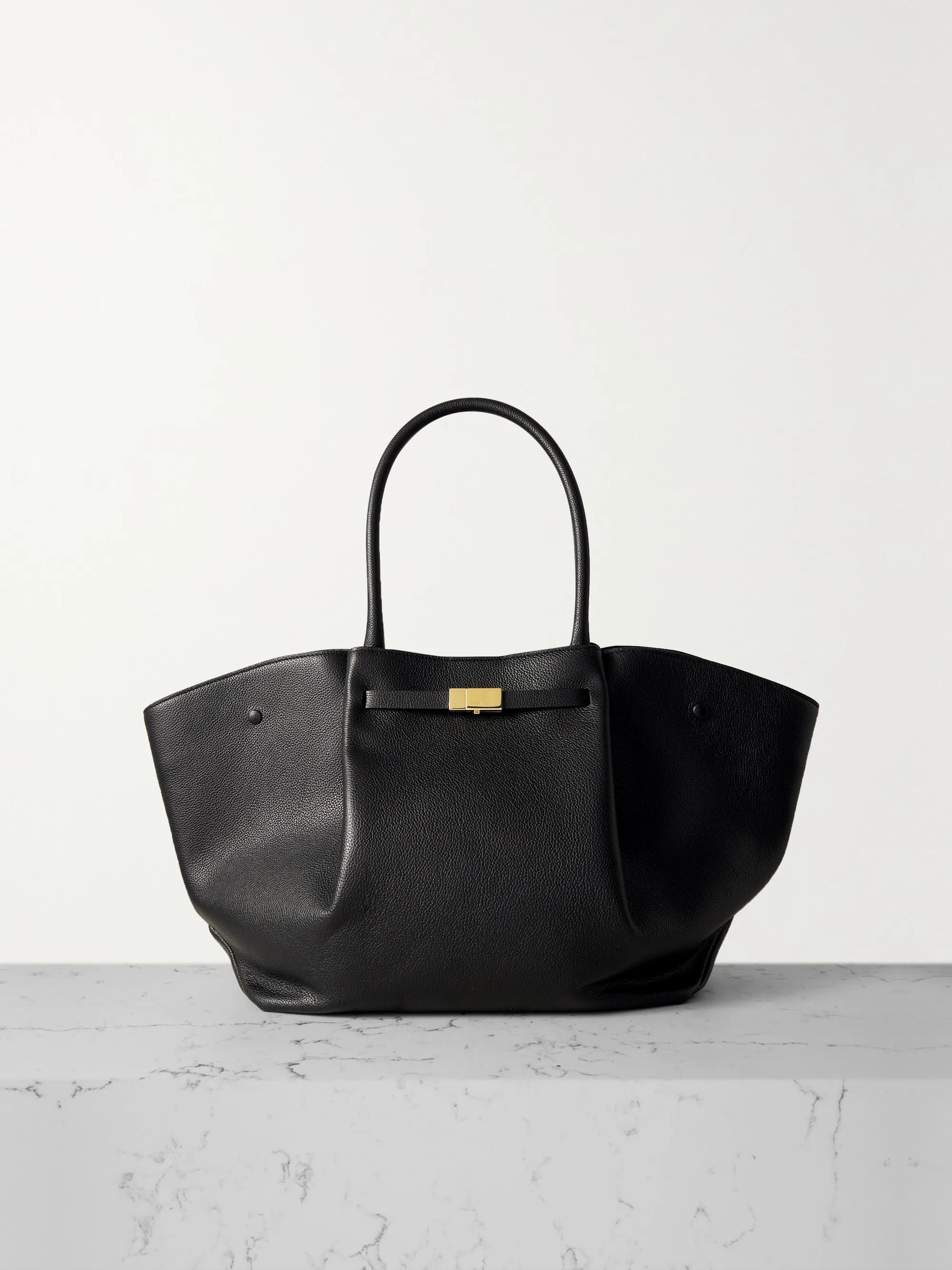 Arya | Faux Leather Handbag Schwarz | FormaLuxe