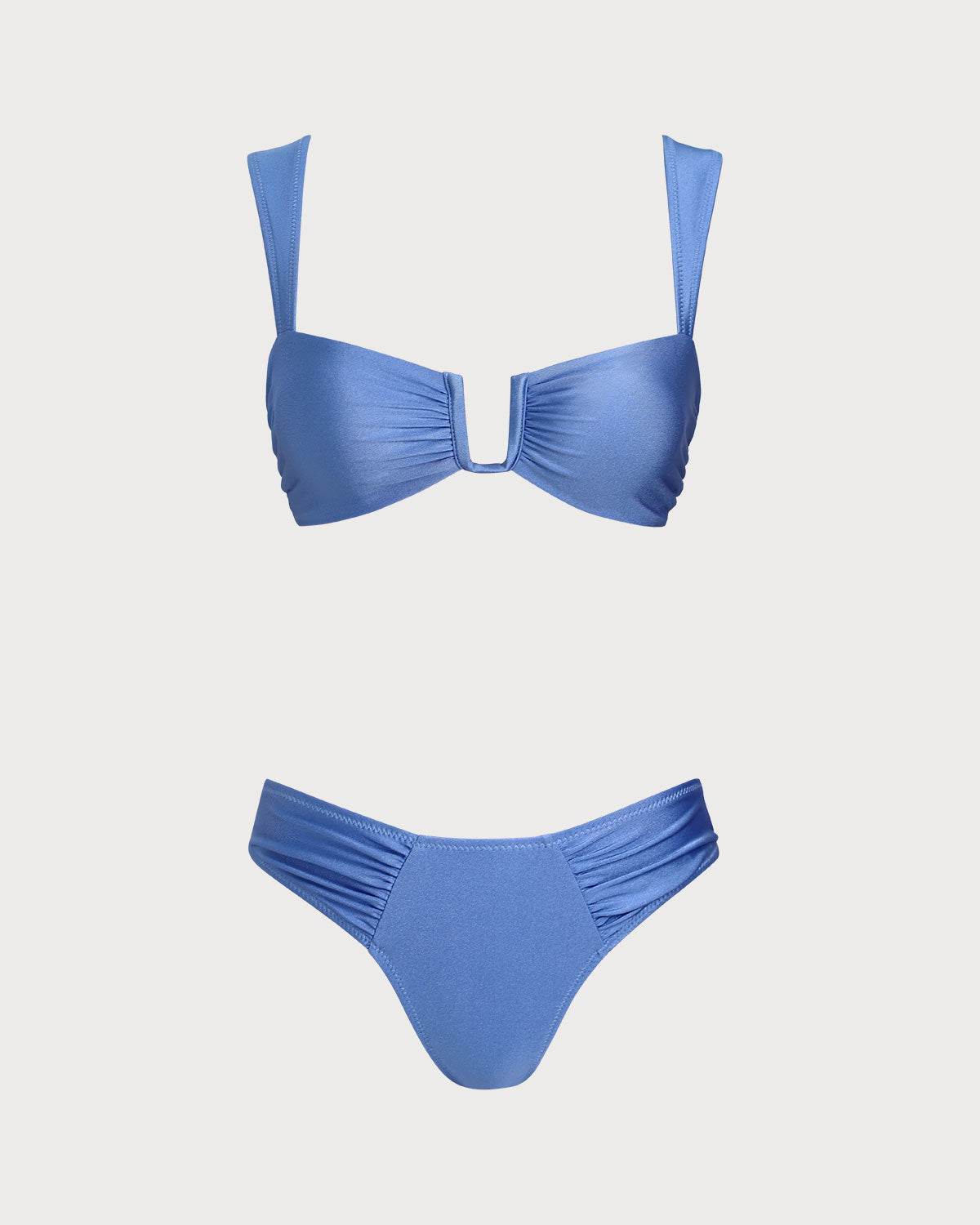 Selin | Triangel-Bikini High Stretch – Blau